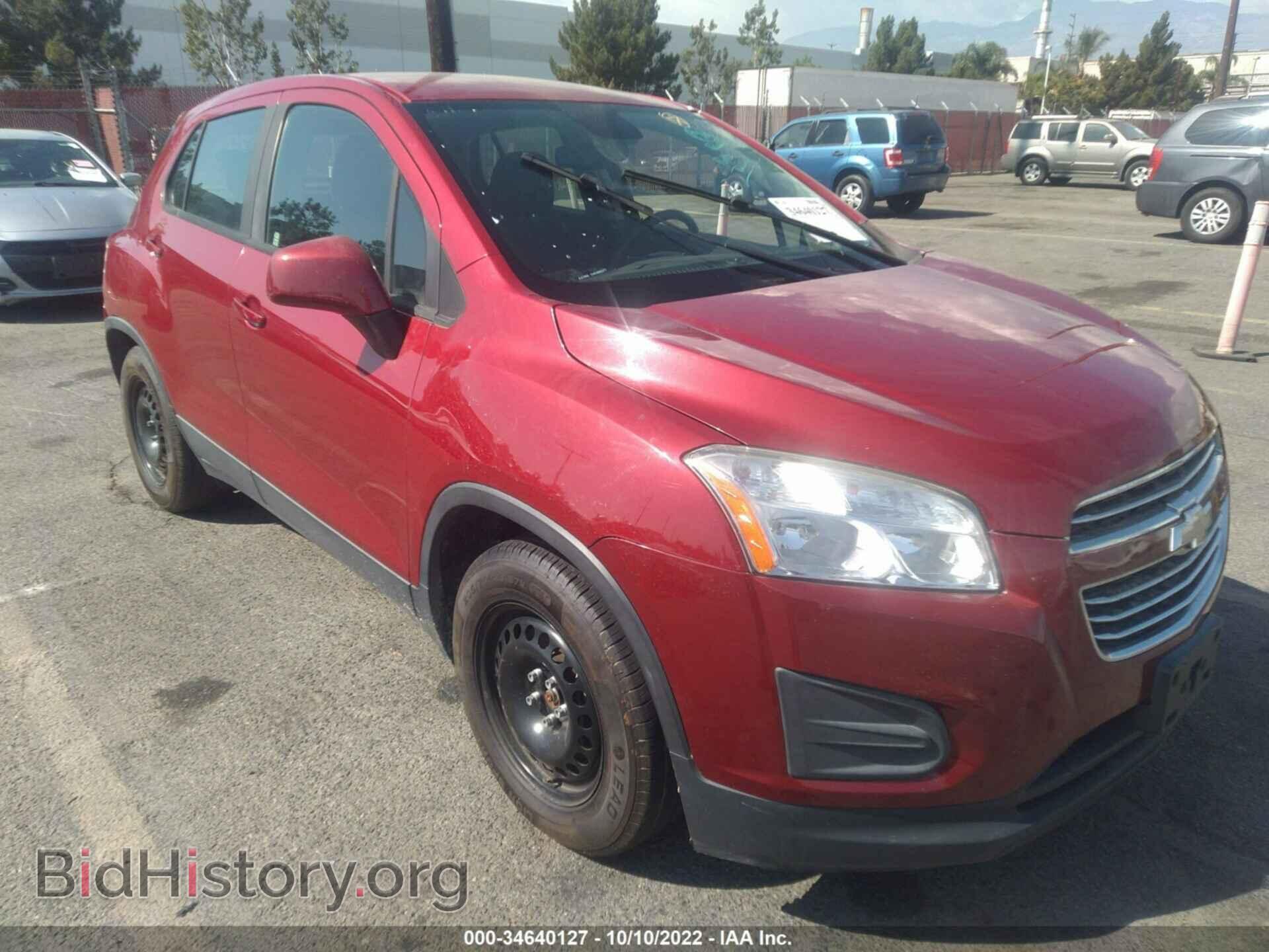 Фотография KL7CJKSB8FB148671 - CHEVROLET TRAX 2015