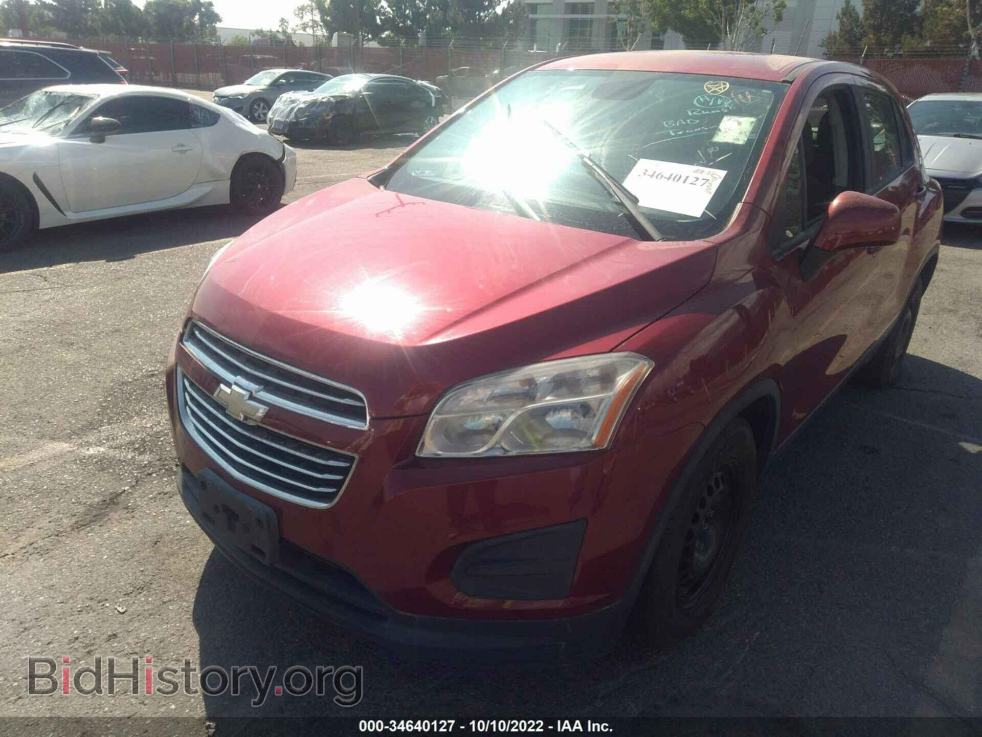 2015 CHEVROLET TRAX - VIN: KL7CJKSB8FB148671 - Фото 2