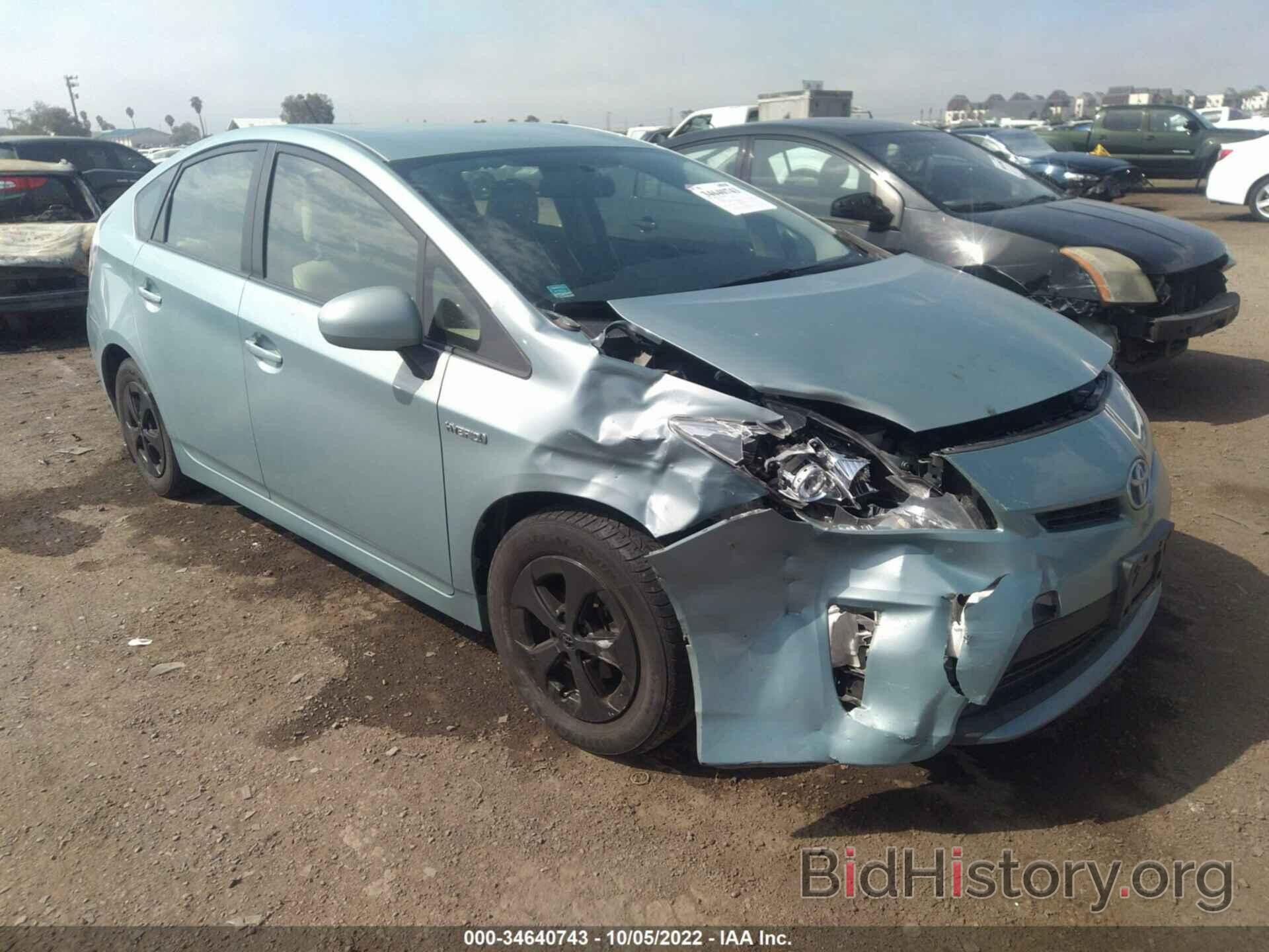 Photo JTDKN3DU0E1834702 - TOYOTA PRIUS 2014