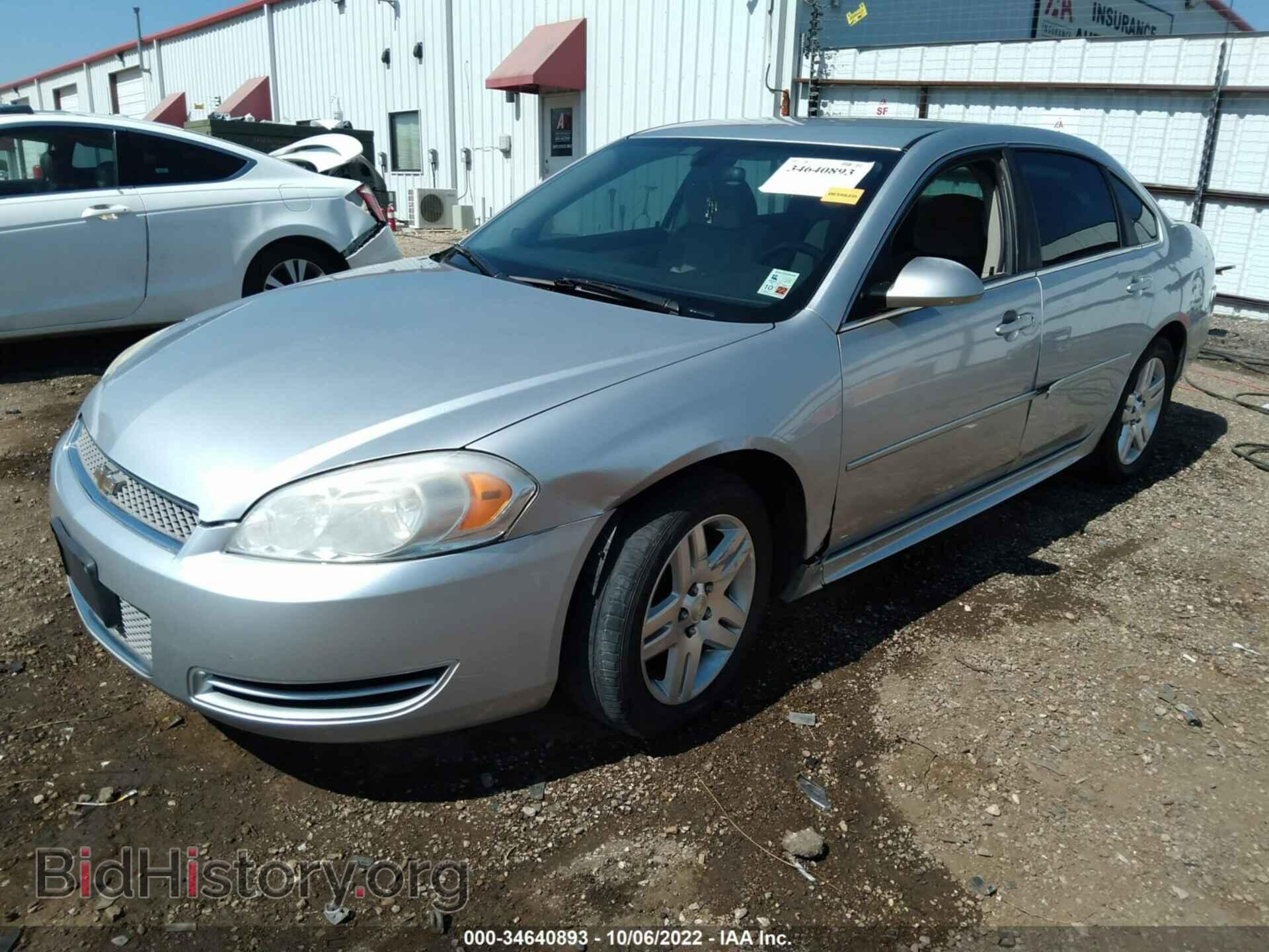 2012 CHEVROLET IMPALA - VIN: 2G1WG5E37C1293256 - Фото 2