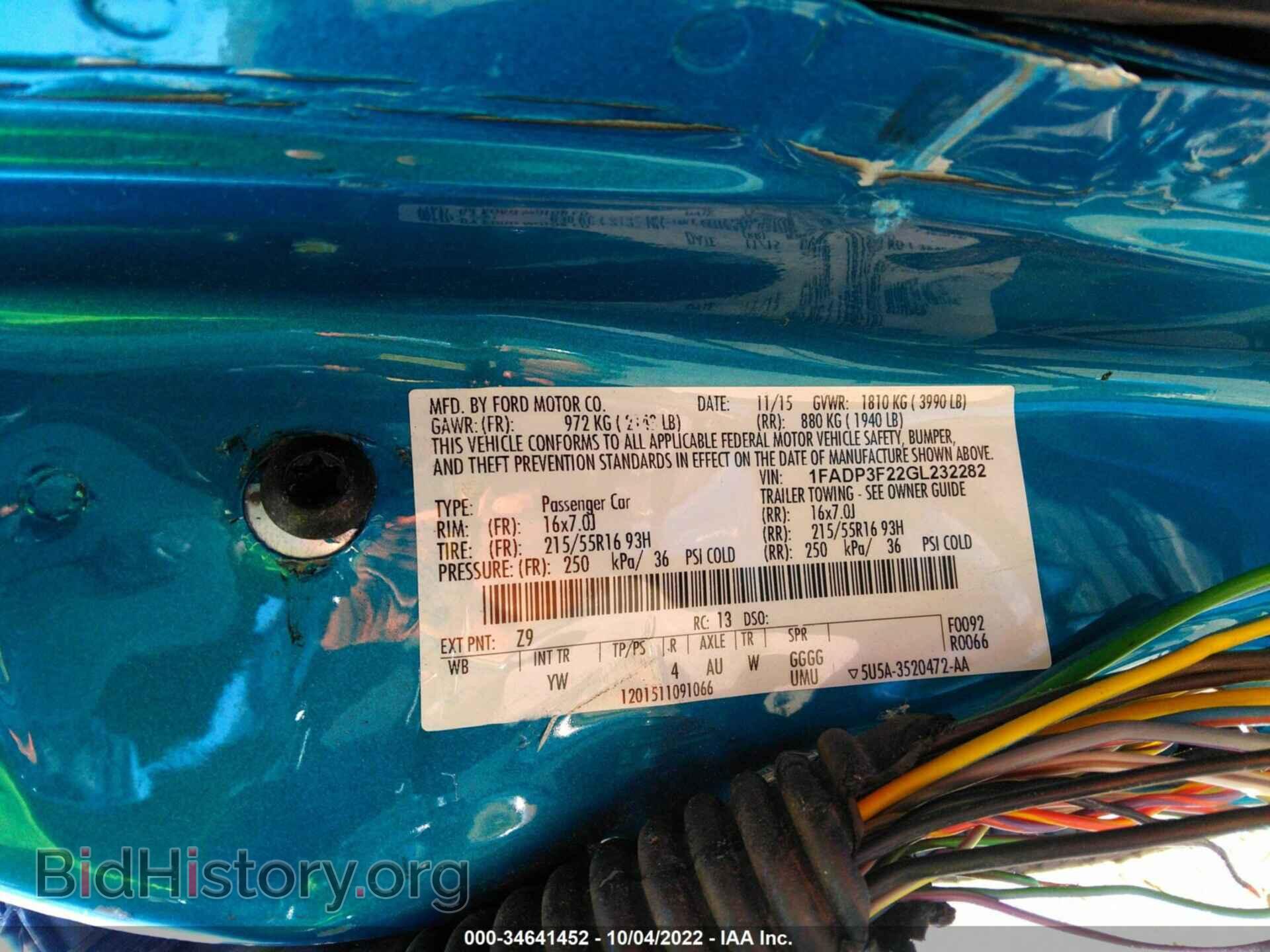 2016 FORD FOCUS - VIN: 1FADP3F22GL232282 - Photo 9