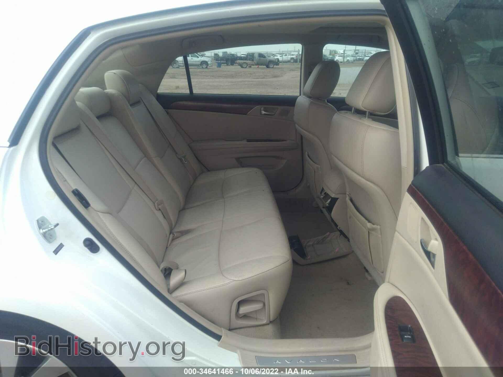 2011 TOYOTA AVALON - VIN: 4T1BK3DB2BU396178 - Фото 8