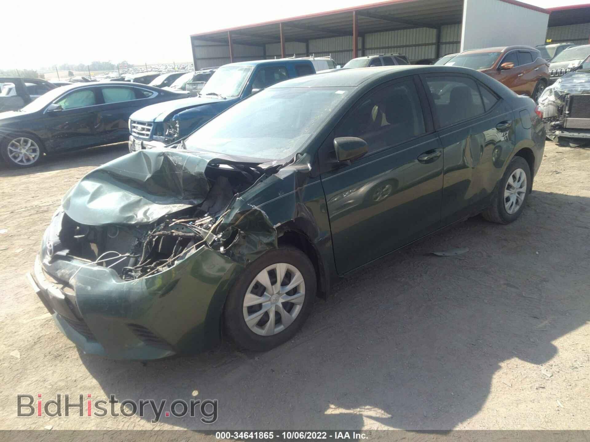 2014 TOYOTA COROLLA - VIN: 2T1BPRHEXEC062155 - Фото 2