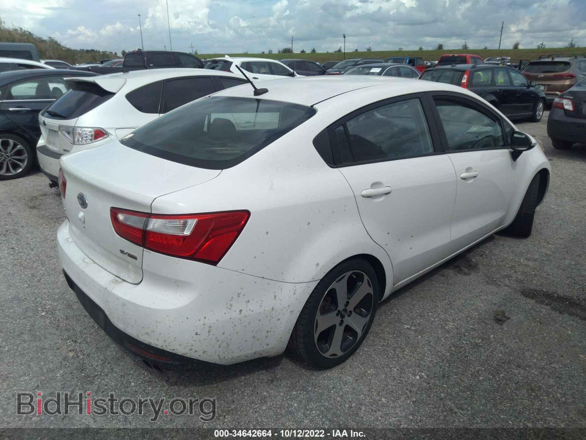 2012 KIA RIO - VIN: KNADN4A3XC6086998 - Фото 4