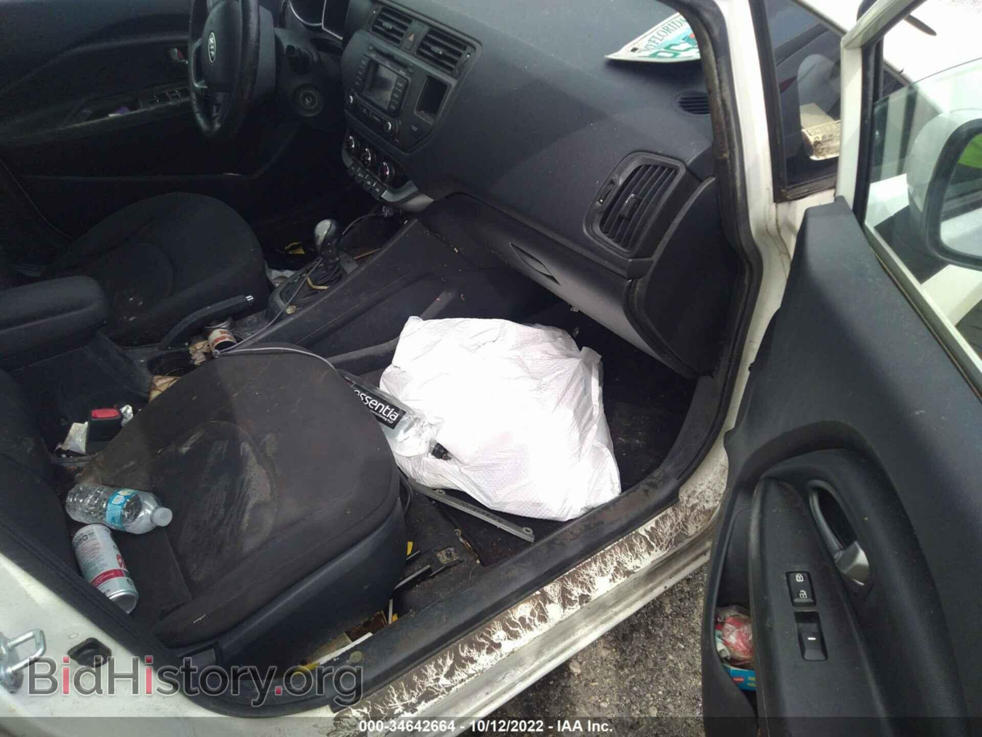 2012 KIA RIO - VIN: KNADN4A3XC6086998 - Фото 5