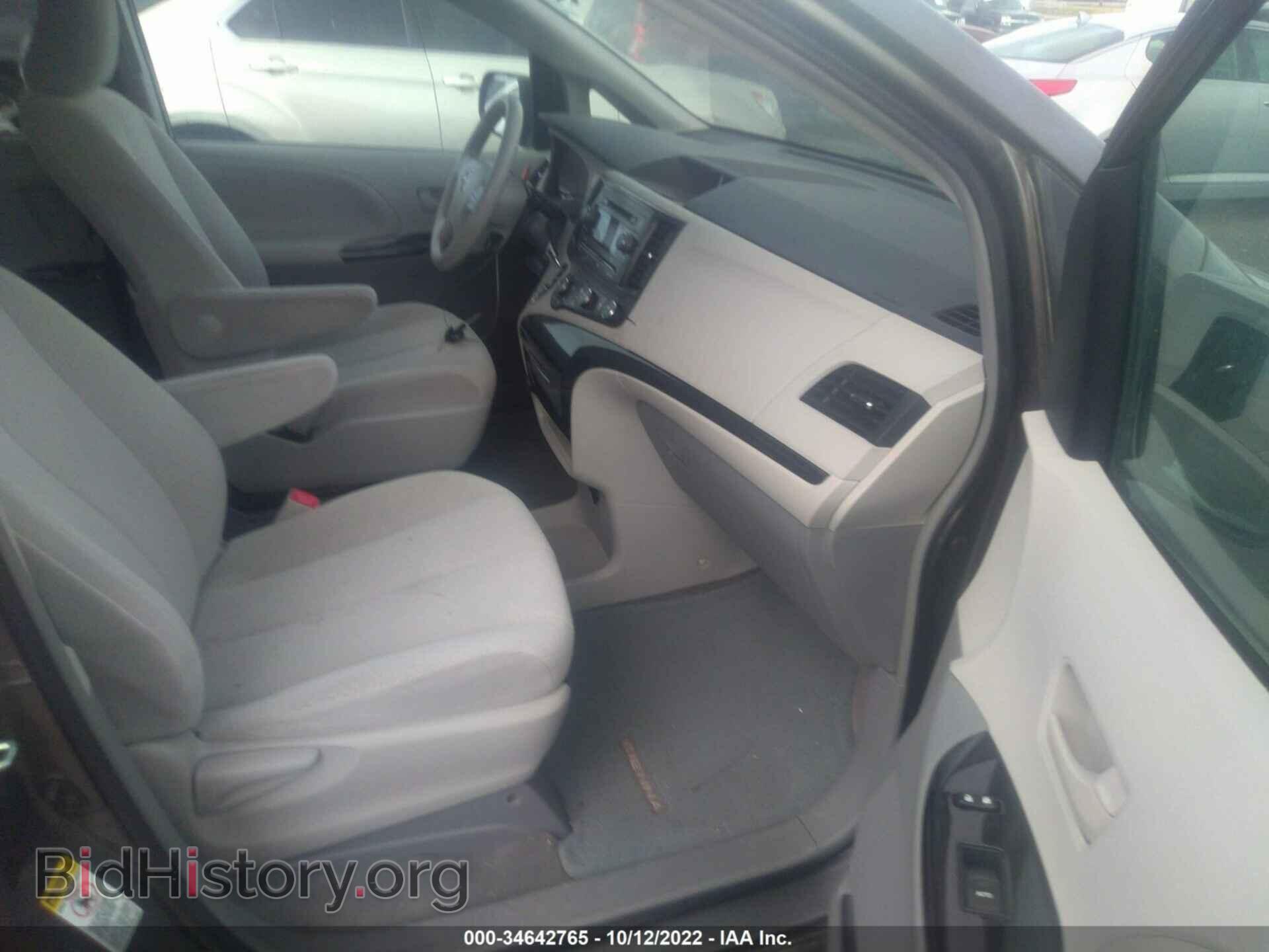 2012 TOYOTA SIENNA - VIN: 5TDKA3DC9CS014153 - Фото 5