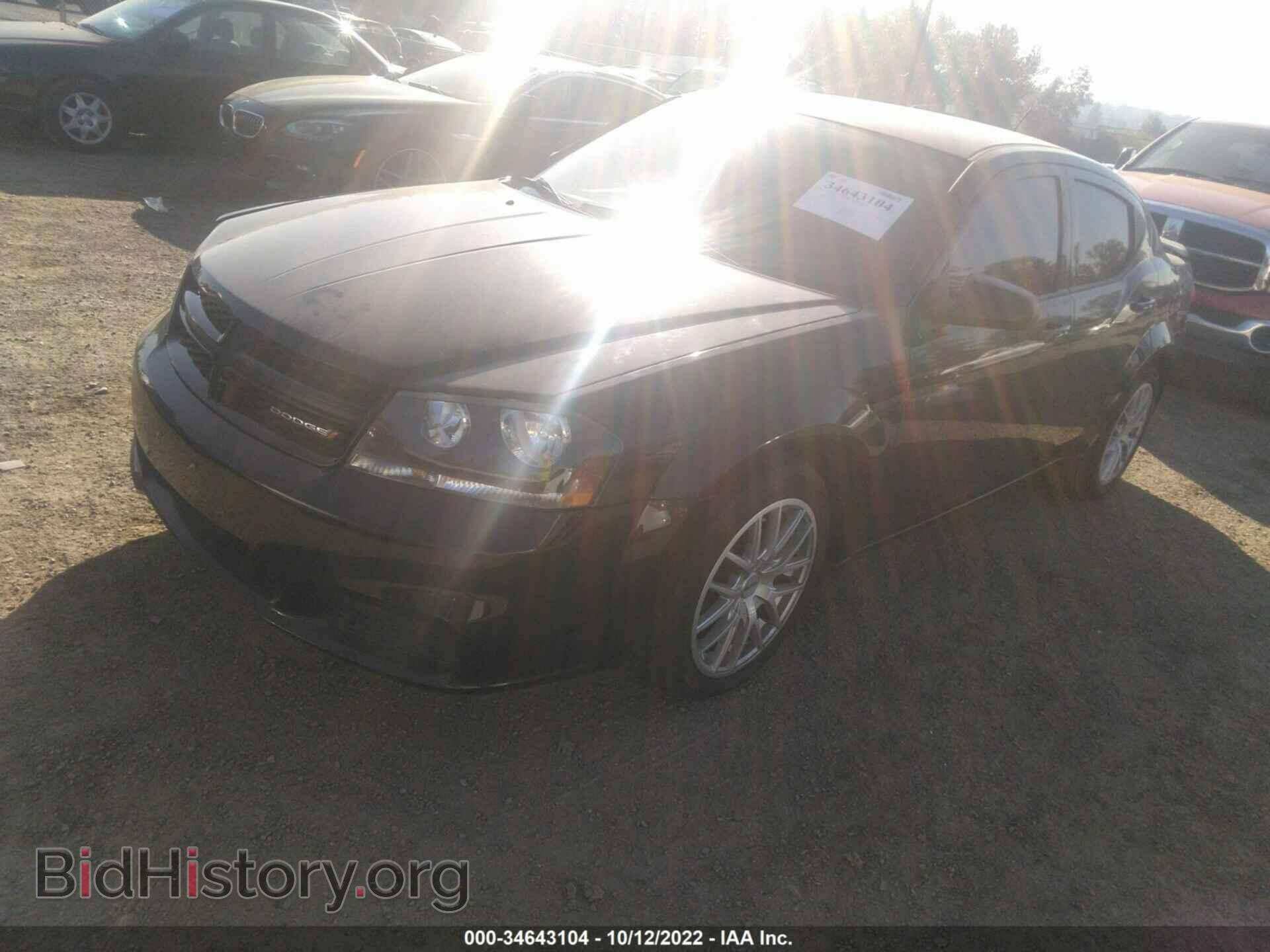 2014 DODGE AVENGER - VIN: 1C3CDZAB7EN202581 - Фото 2