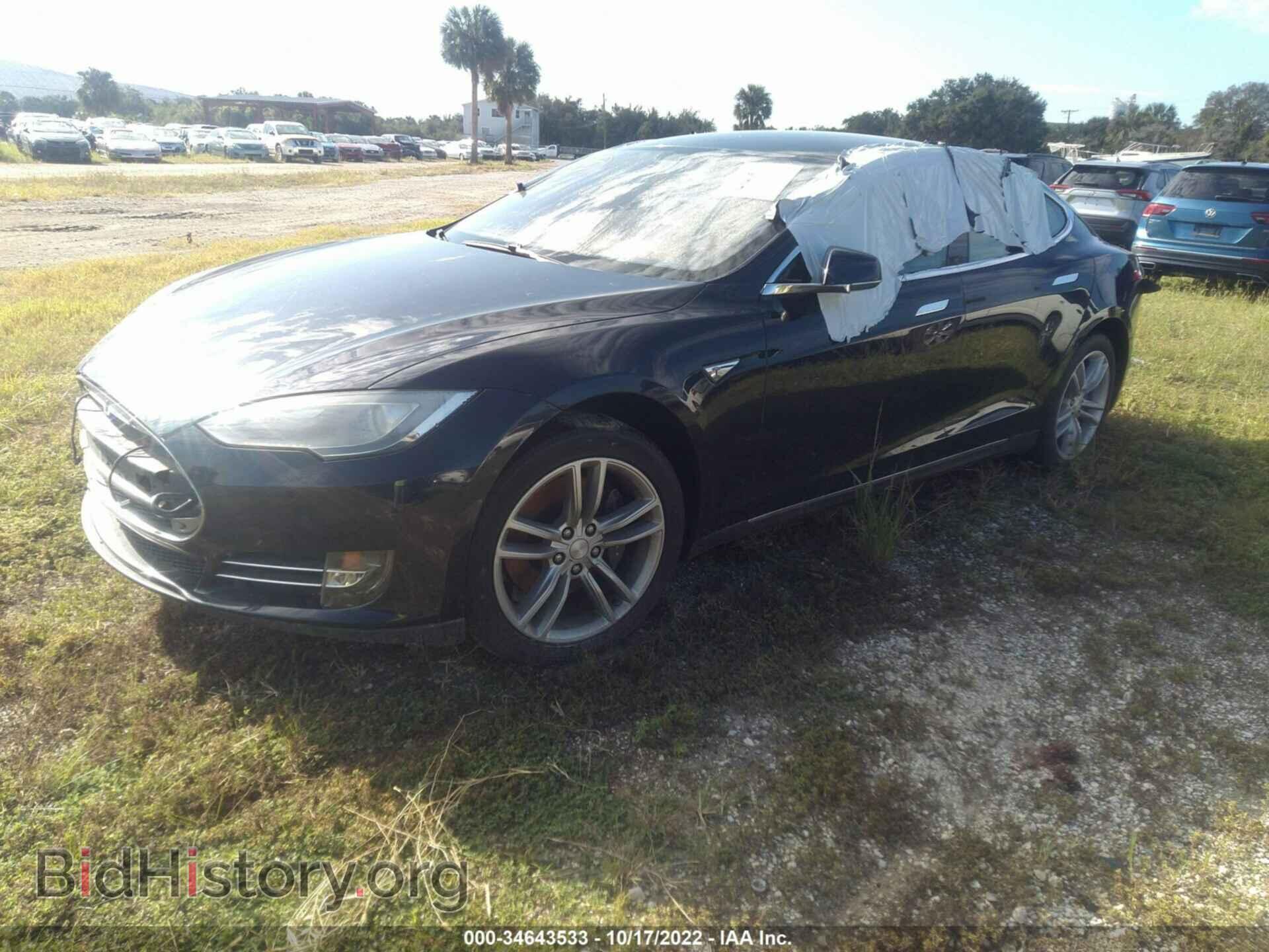 2014 TESLA MODEL S - VIN: 5YJSA1H13EFP38456 - Фото 2