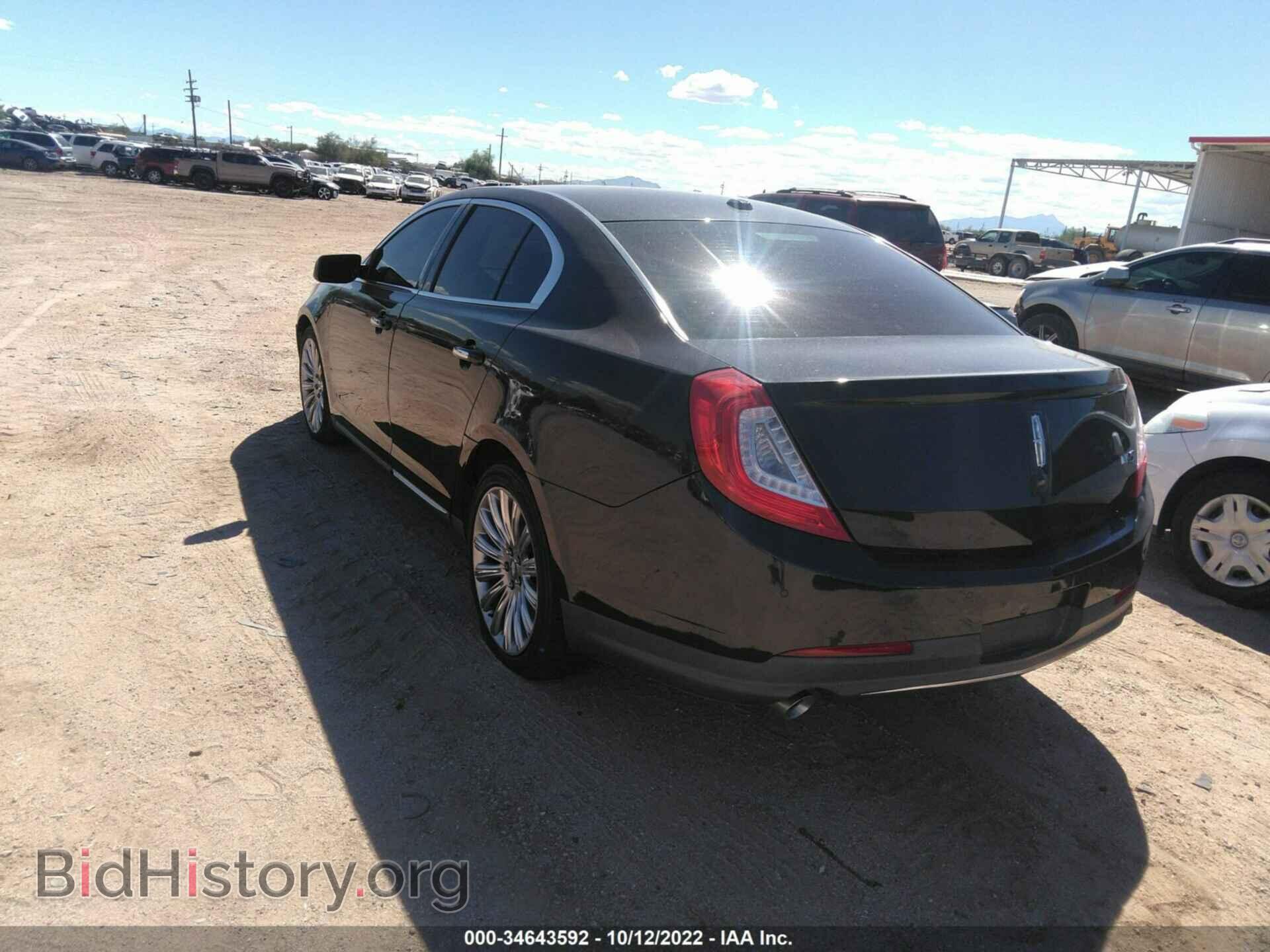2013 LINCOLN MKS - VIN: 1LNHL9DK9DG615228 - Фото 3