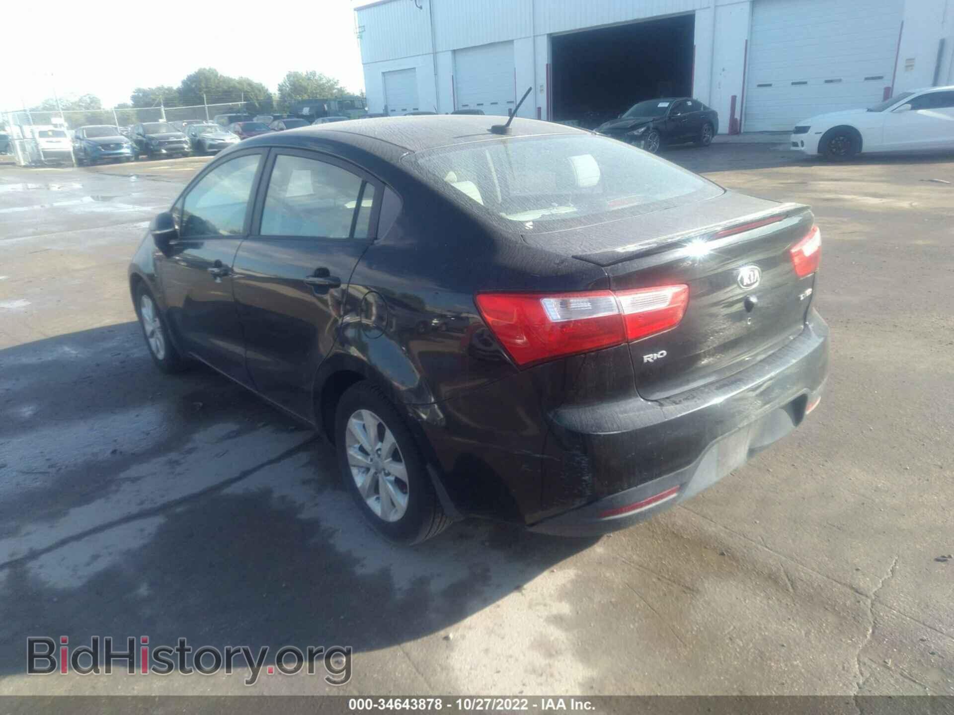 2013 KIA RIO - VIN: KNADN4A3XD6164875 - Фото 3