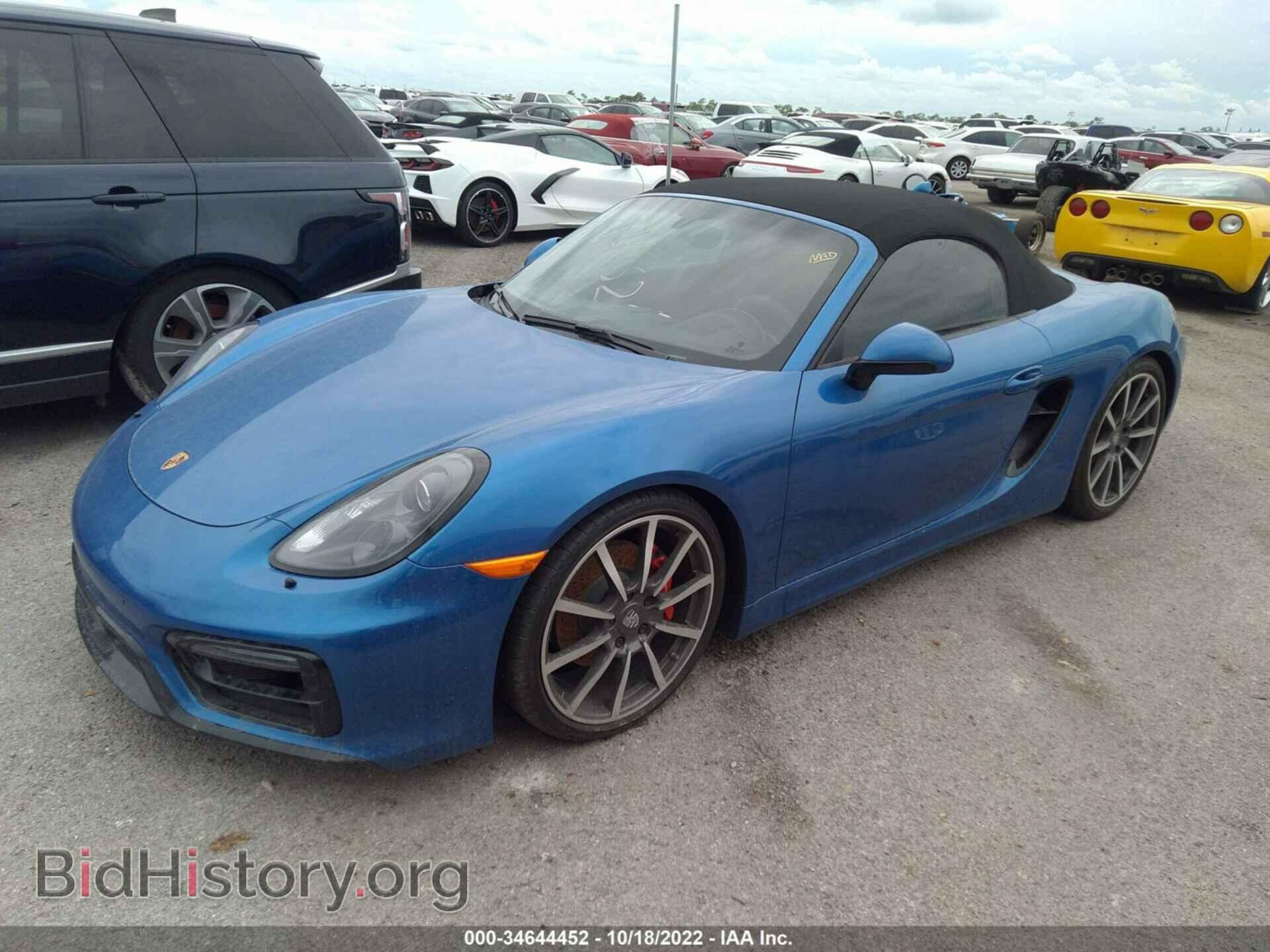 2016 PORSCHE BOXSTER - VIN: WP0CB2A81GS140421 - Фото 2