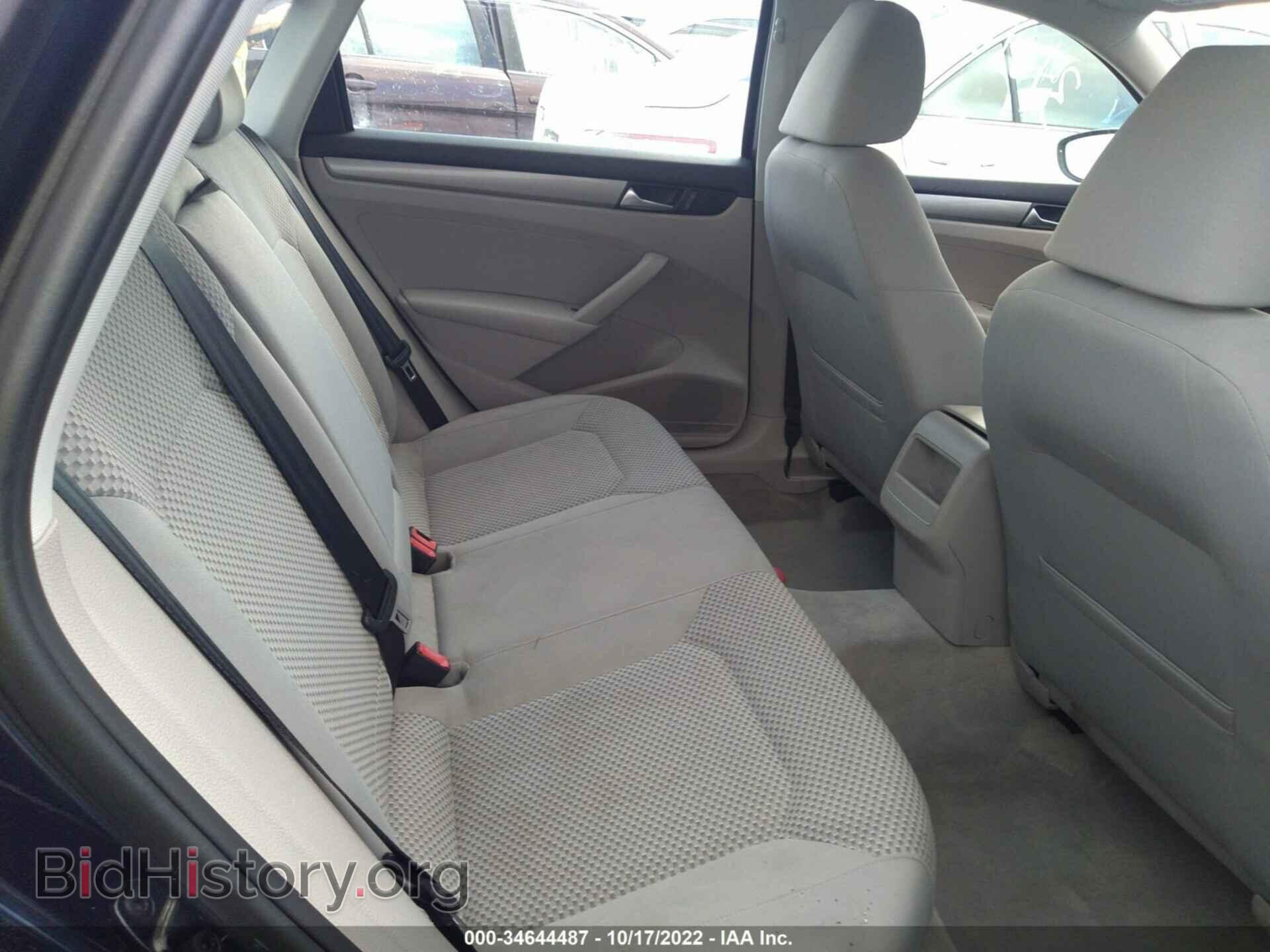 2012 VOLKSWAGEN PASSAT - VIN: 1VWAH7A33CC103444 - Фото 8