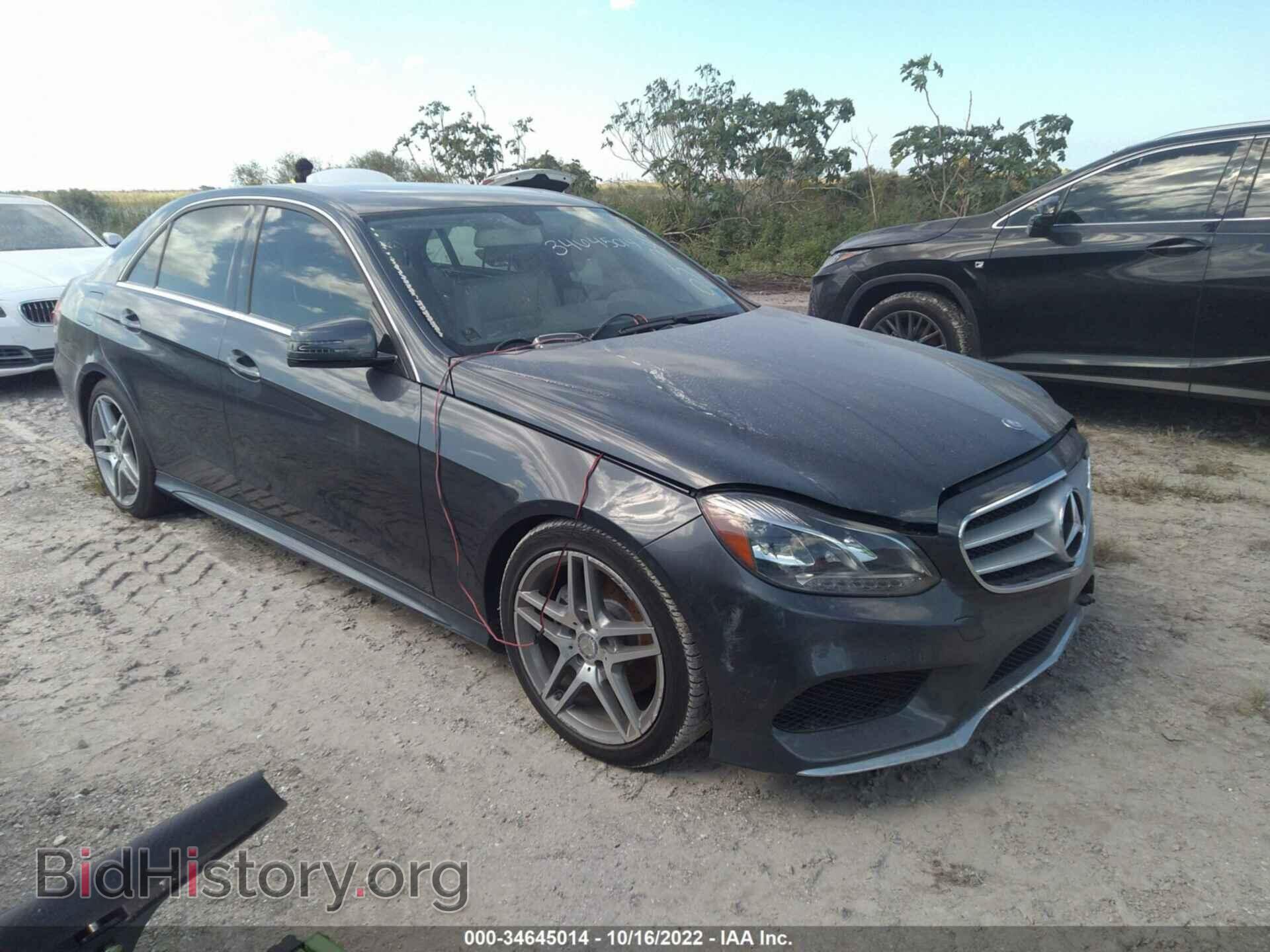 Photo WDDHF5KB4EB057476 - MERCEDES-BENZ E-CLASS 2014