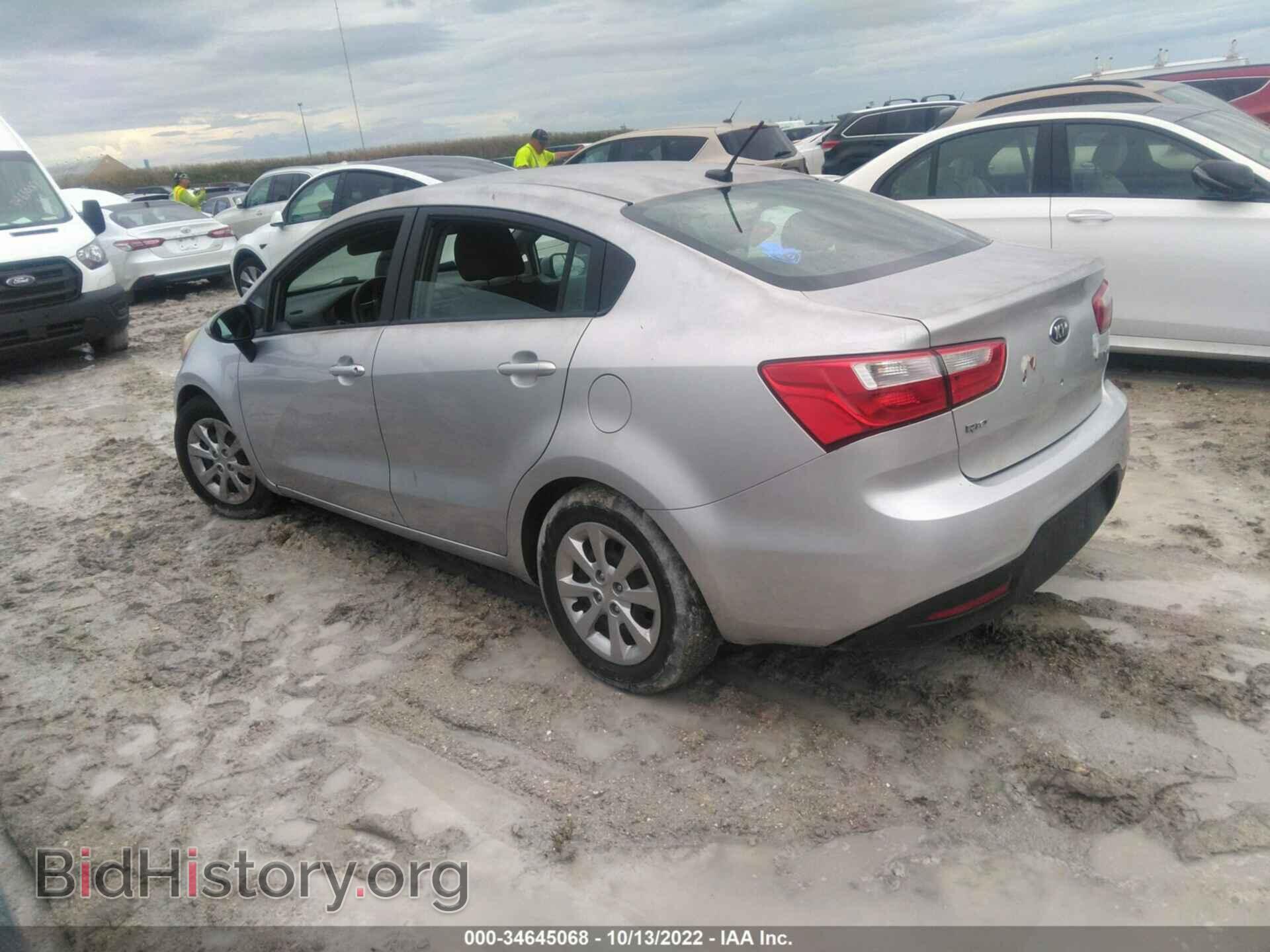 2014 KIA RIO - VIN: KNADM4A34E6368334 - Фото 3