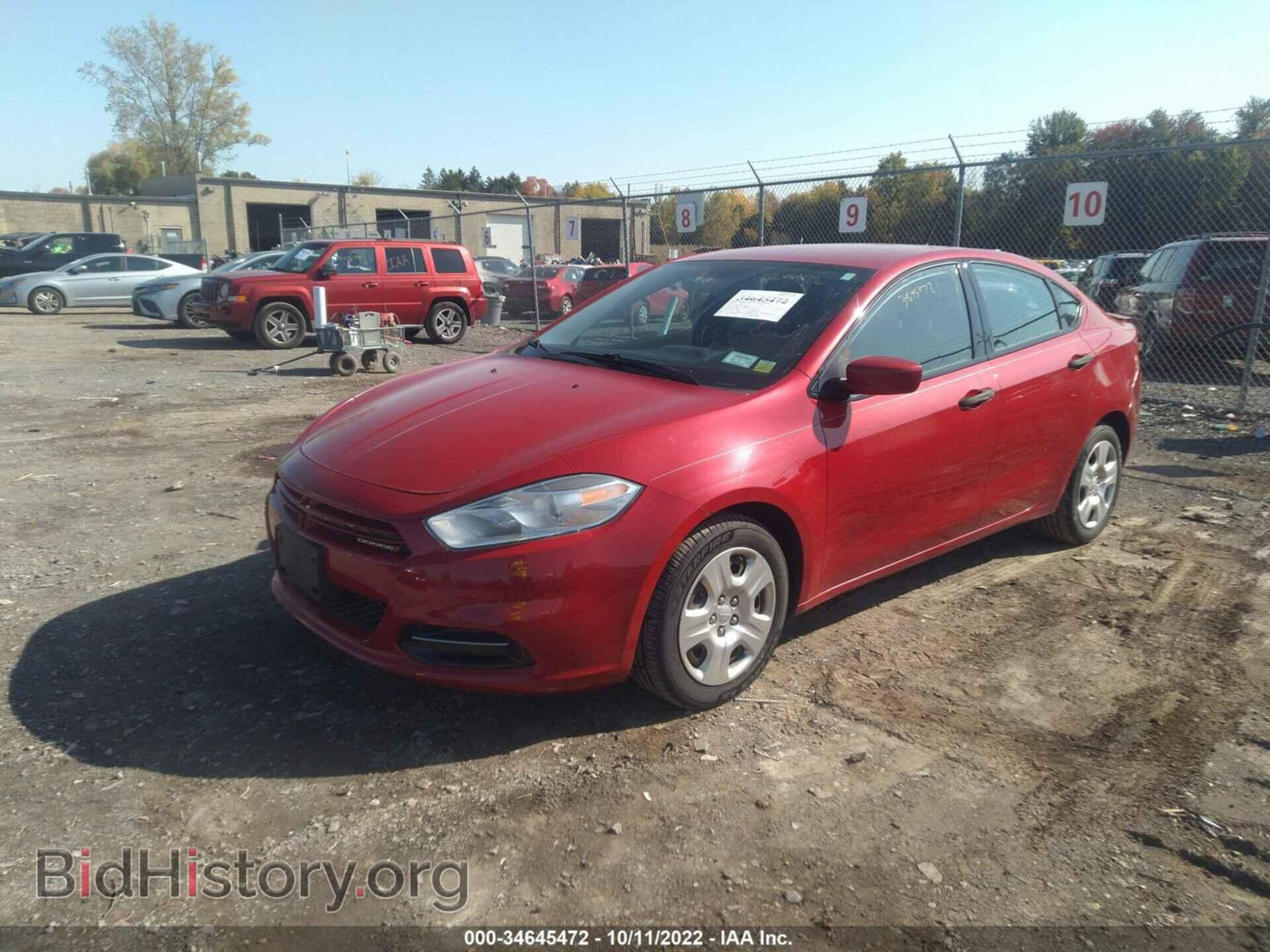2013 DODGE DART - VIN: 1C3CDFAA3DD292984 - Фото 2