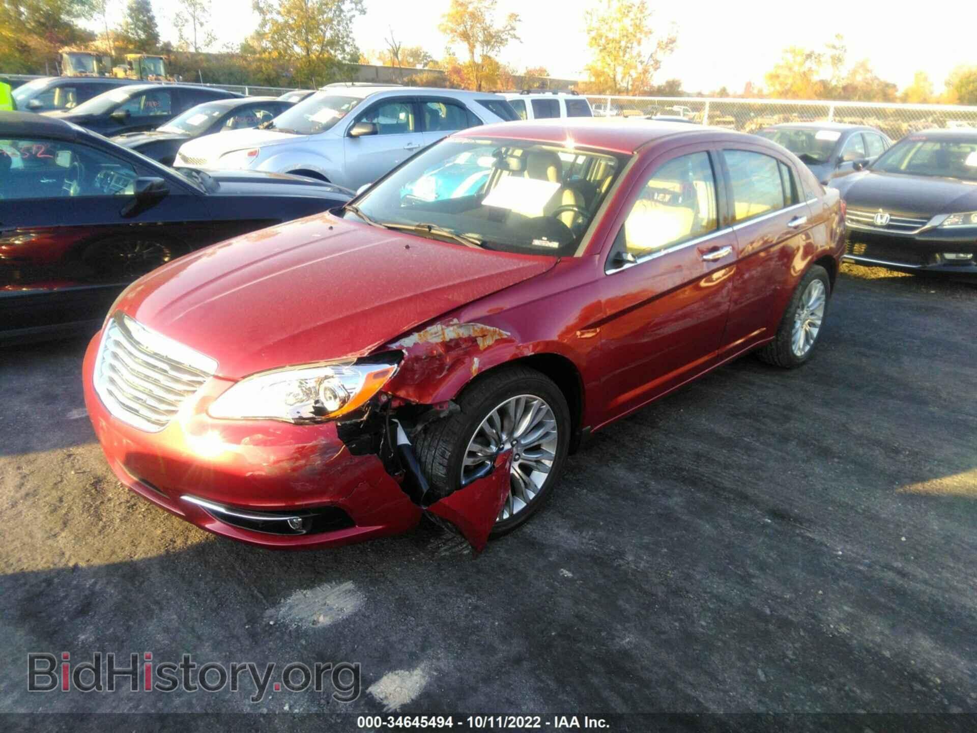 2012 CHRYSLER 200 - VIN: 1C3CCBCG2CN326970 - Фото 2