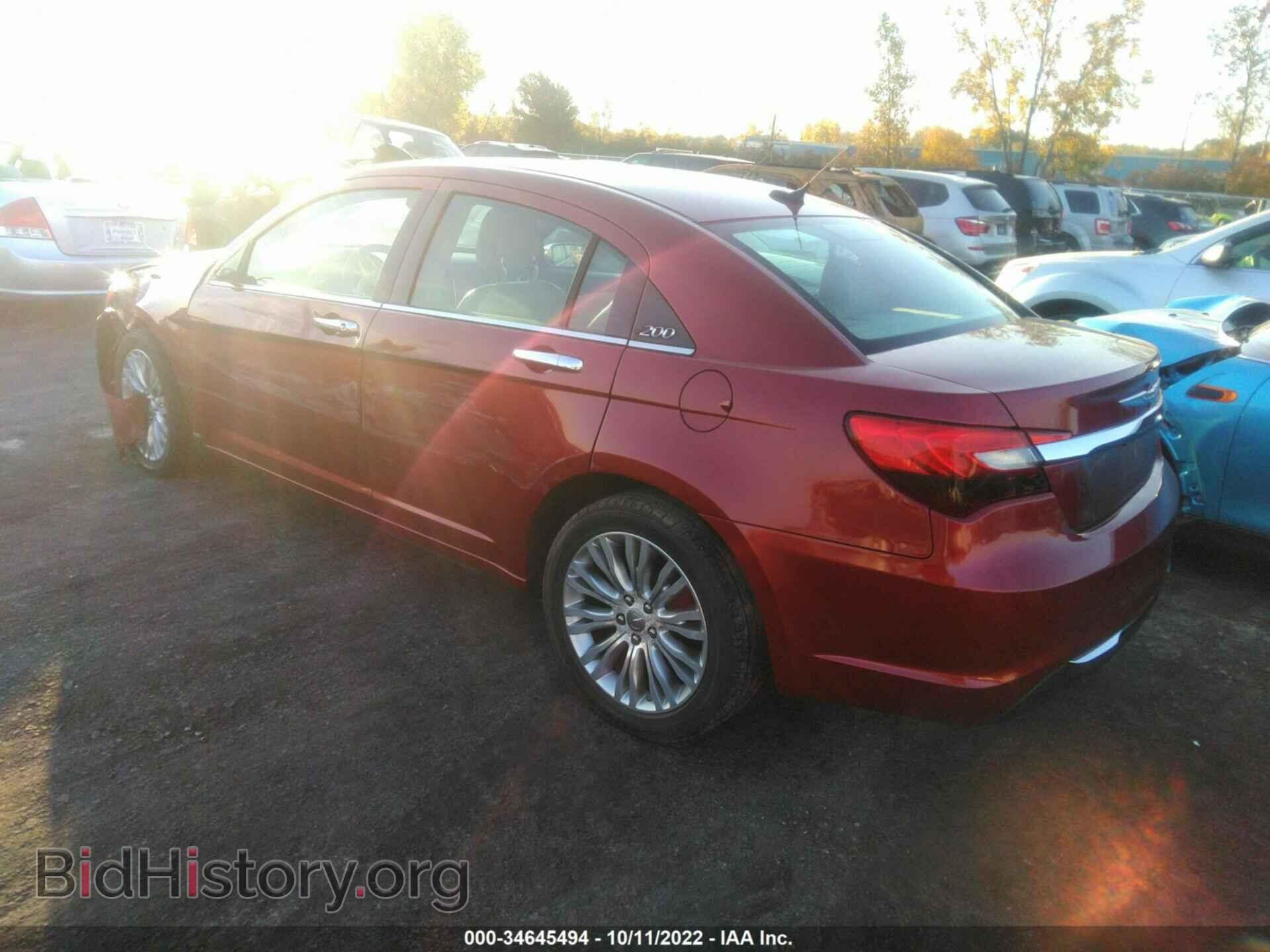 2012 CHRYSLER 200 - VIN: 1C3CCBCG2CN326970 - Фото 3