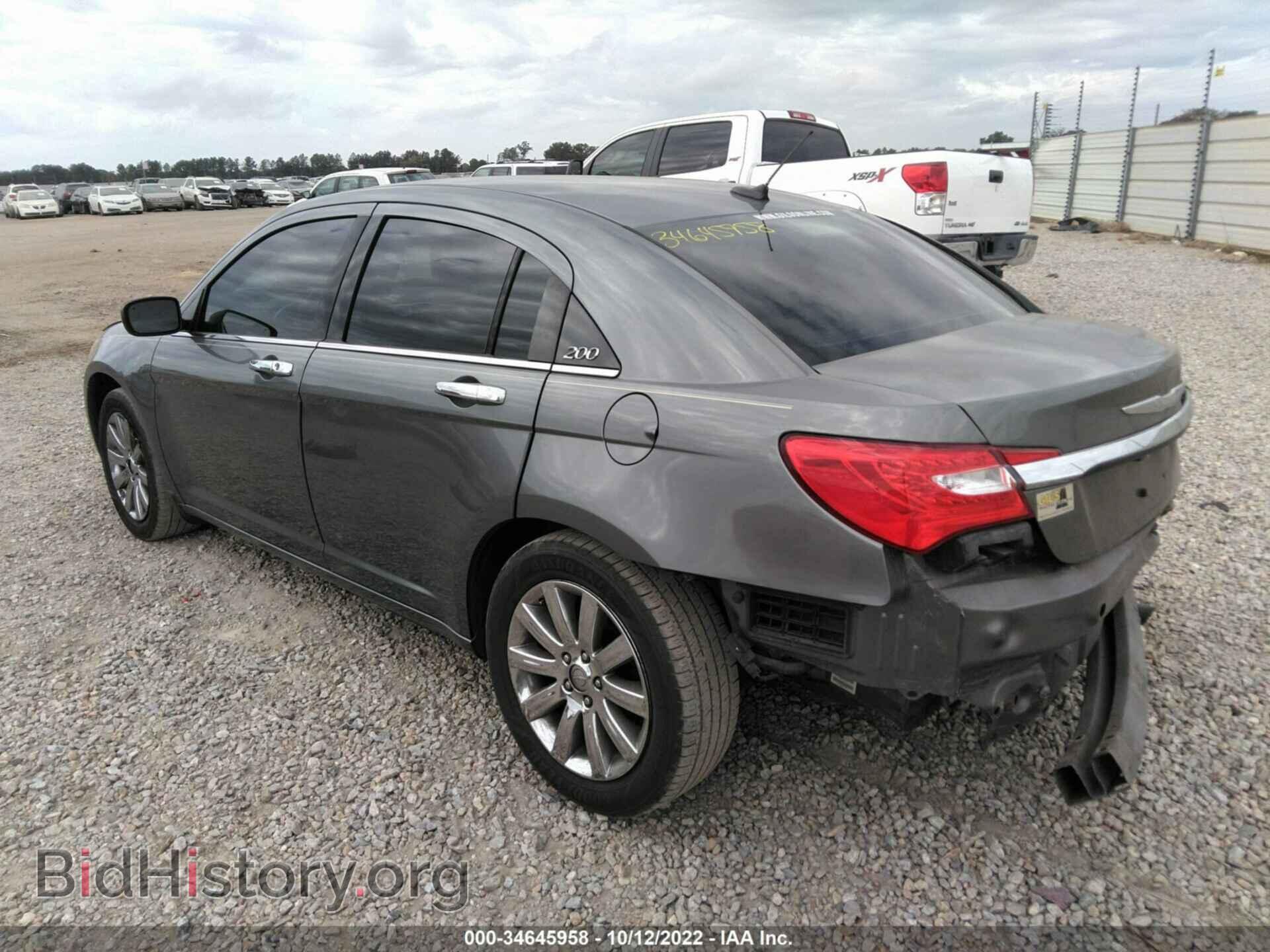 2012 CHRYSLER 200 - VIN: 1C3CCBBBXCN107101 - Фото 3