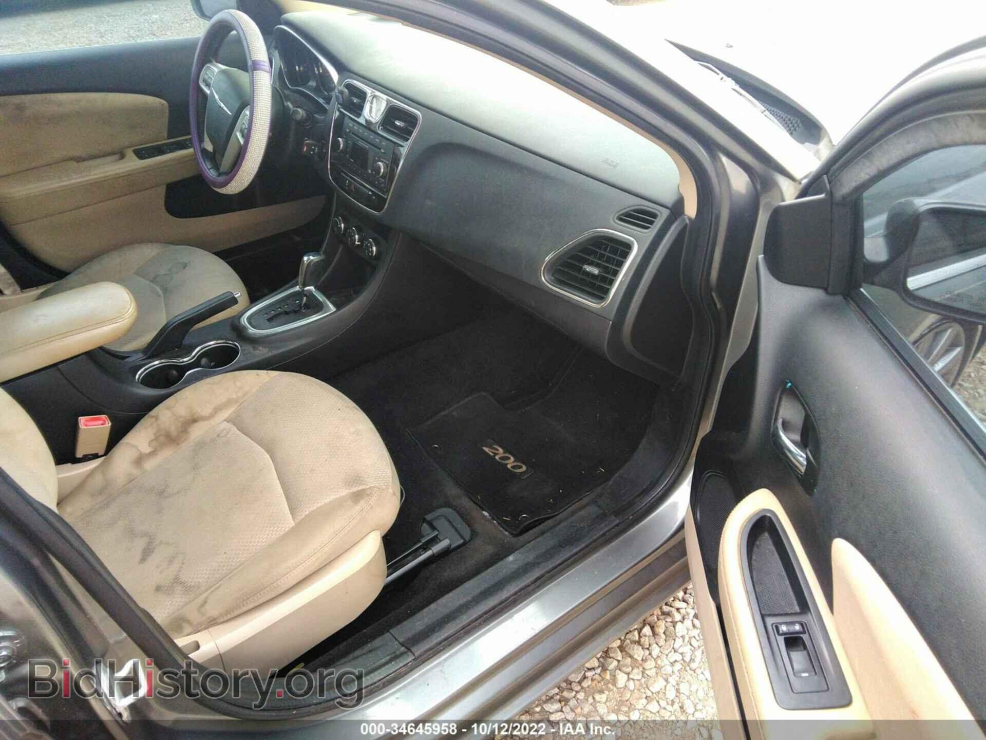 2012 CHRYSLER 200 - VIN: 1C3CCBBBXCN107101 - Фото 5