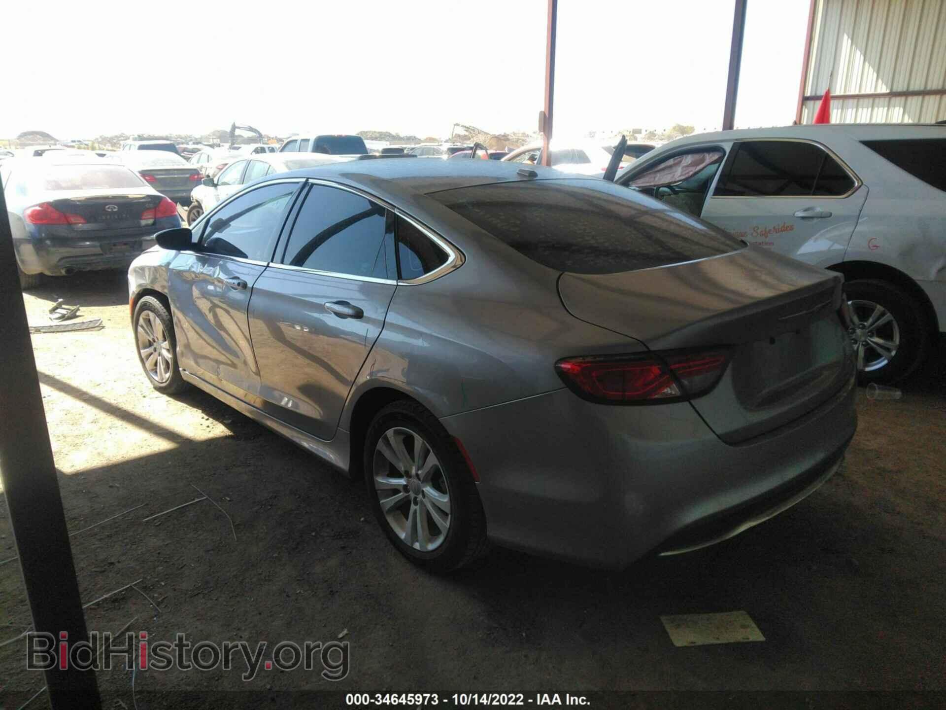 2015 CHRYSLER 200 - VIN: 1C3CCCAB1FN665673 - Фото 3