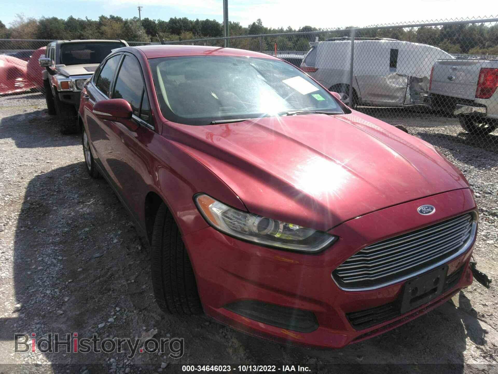 Фотография 3FA6P0HR6DR247530 - FORD FUSION 2013