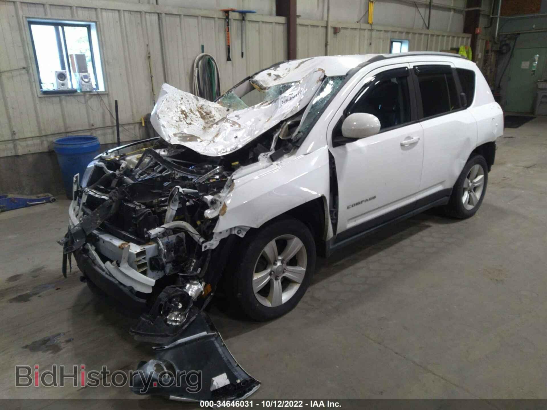 2016 JEEP COMPASS - VIN: 1C4NJDEB0GD613971 - Фото 2