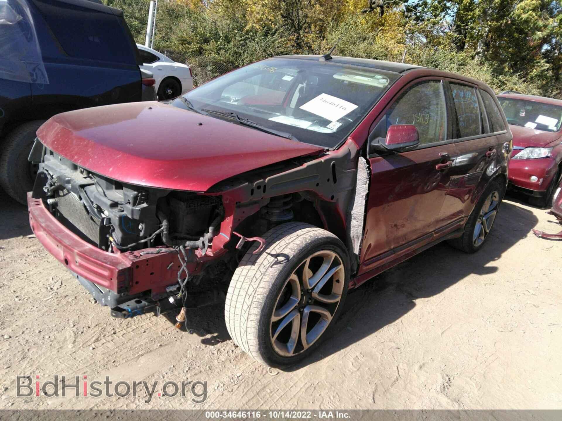 2013 FORD EDGE - VIN: 2FMDK3AK7DBC64586 - Фото 2