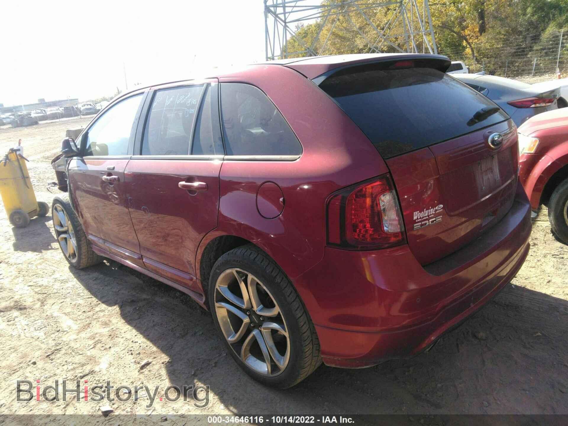 2013 FORD EDGE - VIN: 2FMDK3AK7DBC64586 - Фото 3