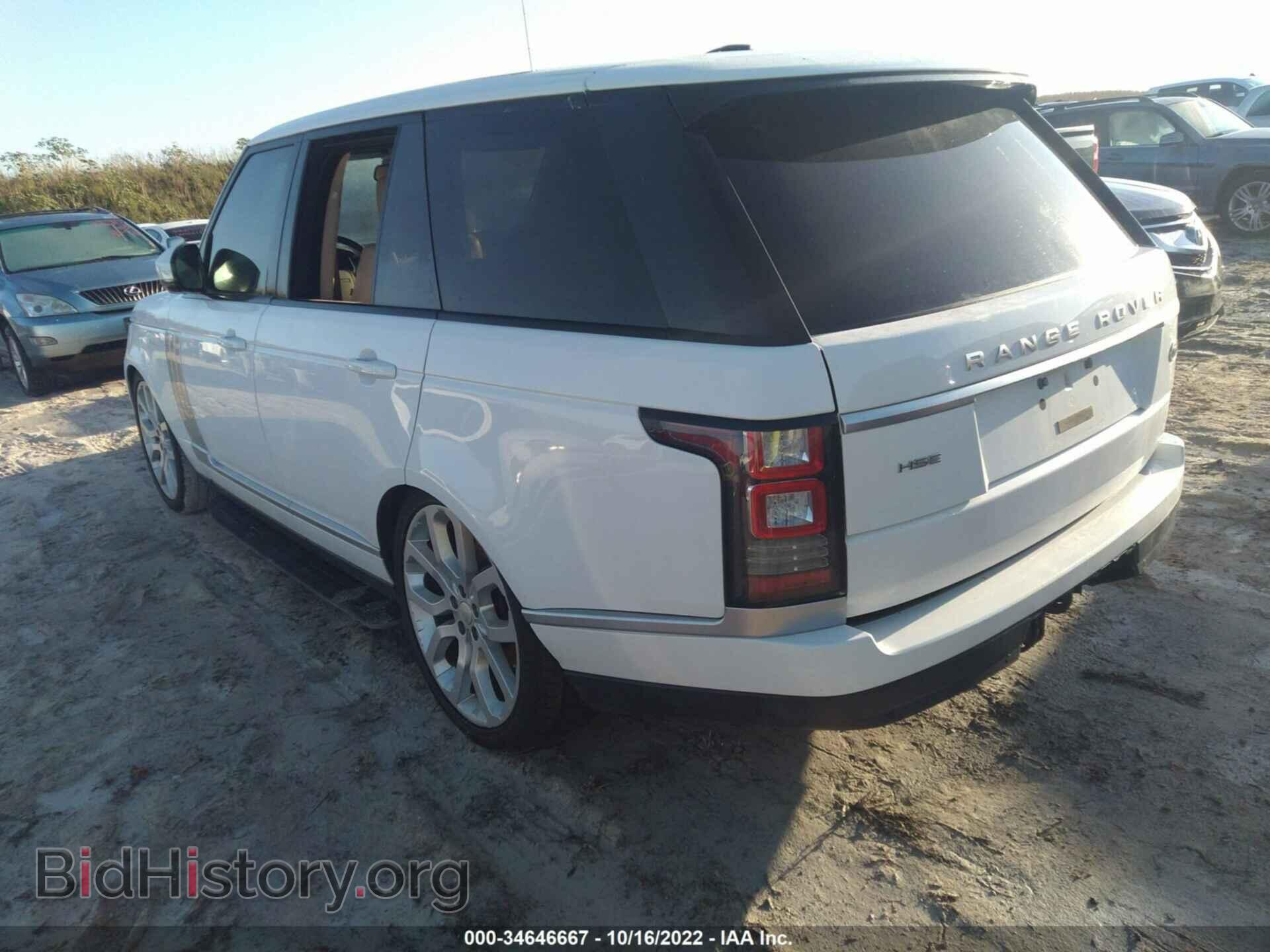 2014 LAND ROVER RANGE ROVER - VIN: SALGS2WF7EA178160 - Фото 3