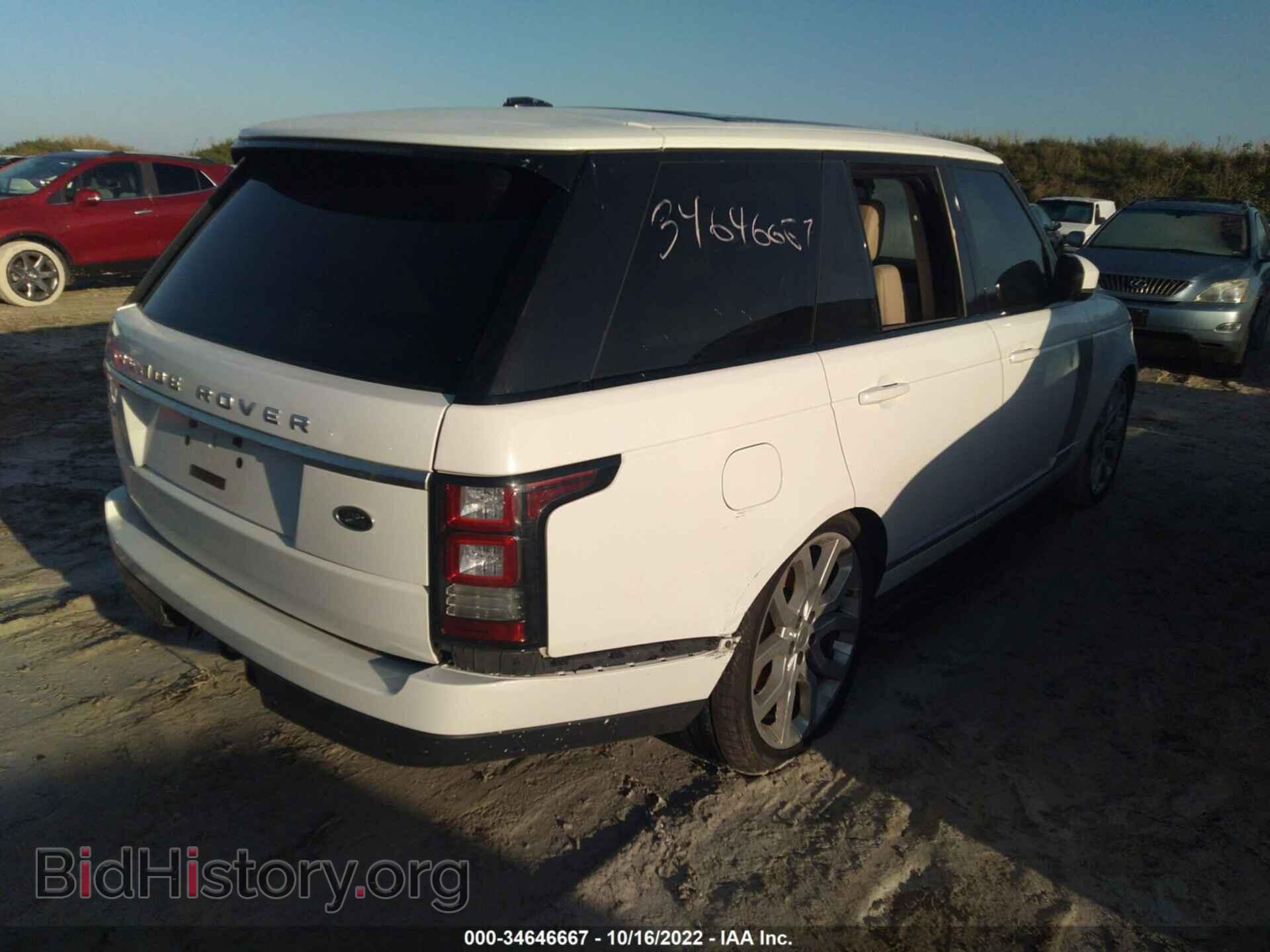 2014 LAND ROVER RANGE ROVER - VIN: SALGS2WF7EA178160 - Фото 4