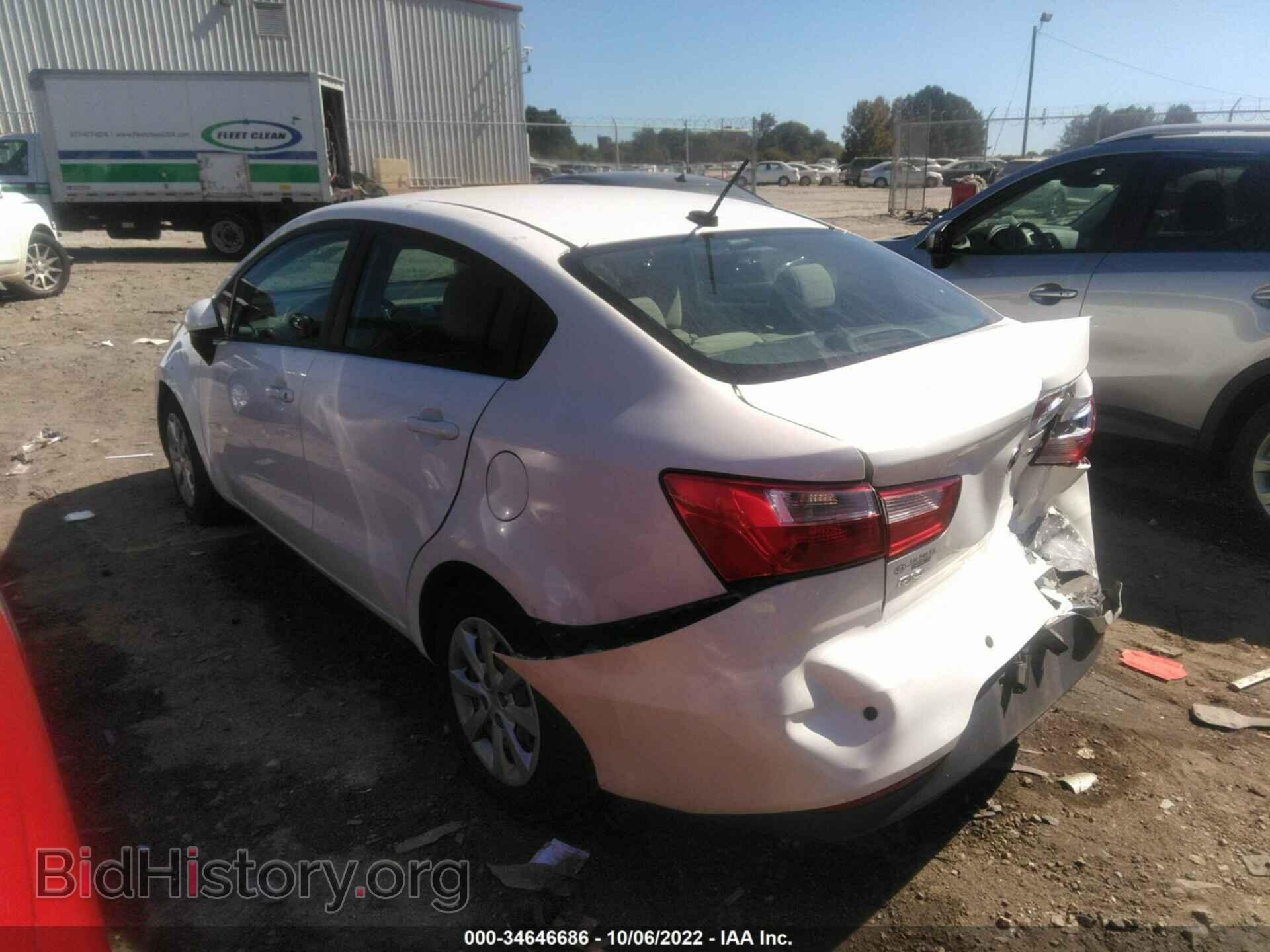 2016 KIA RIO - VIN: KNADM4A34G6576068 - Фото 3