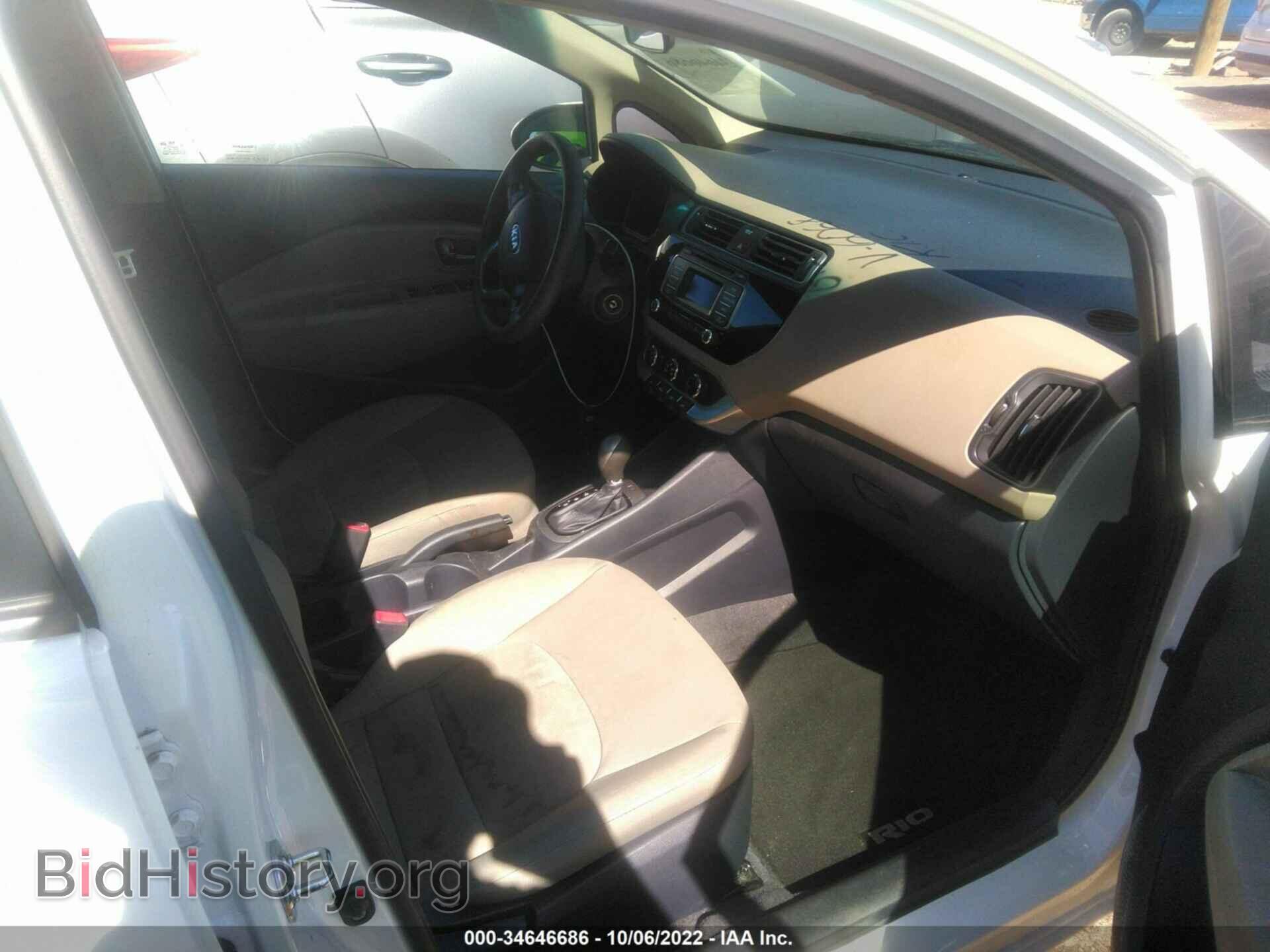 2016 KIA RIO - VIN: KNADM4A34G6576068 - Фото 5