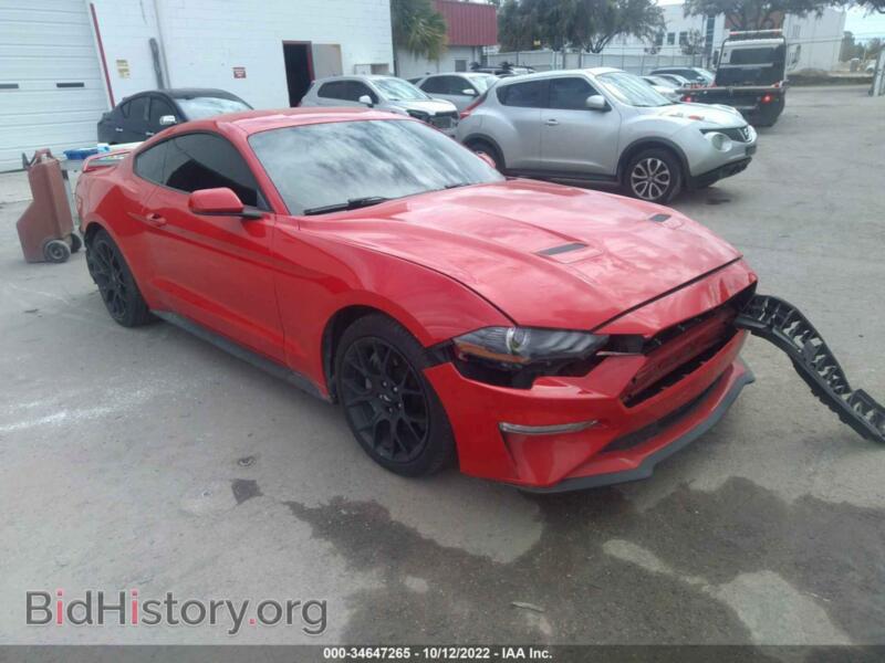 2018 Ford MUSTANG Ecoboost (VIN 1FA6P8TH5J5179202) — photo 1 of 12, IAAI, damage: rear