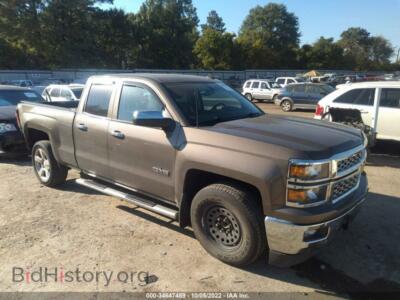 2014 Chevrolet SILVERADO 1500 LT, brown — VIN 1GCRCRECXEZ396558, IAAI