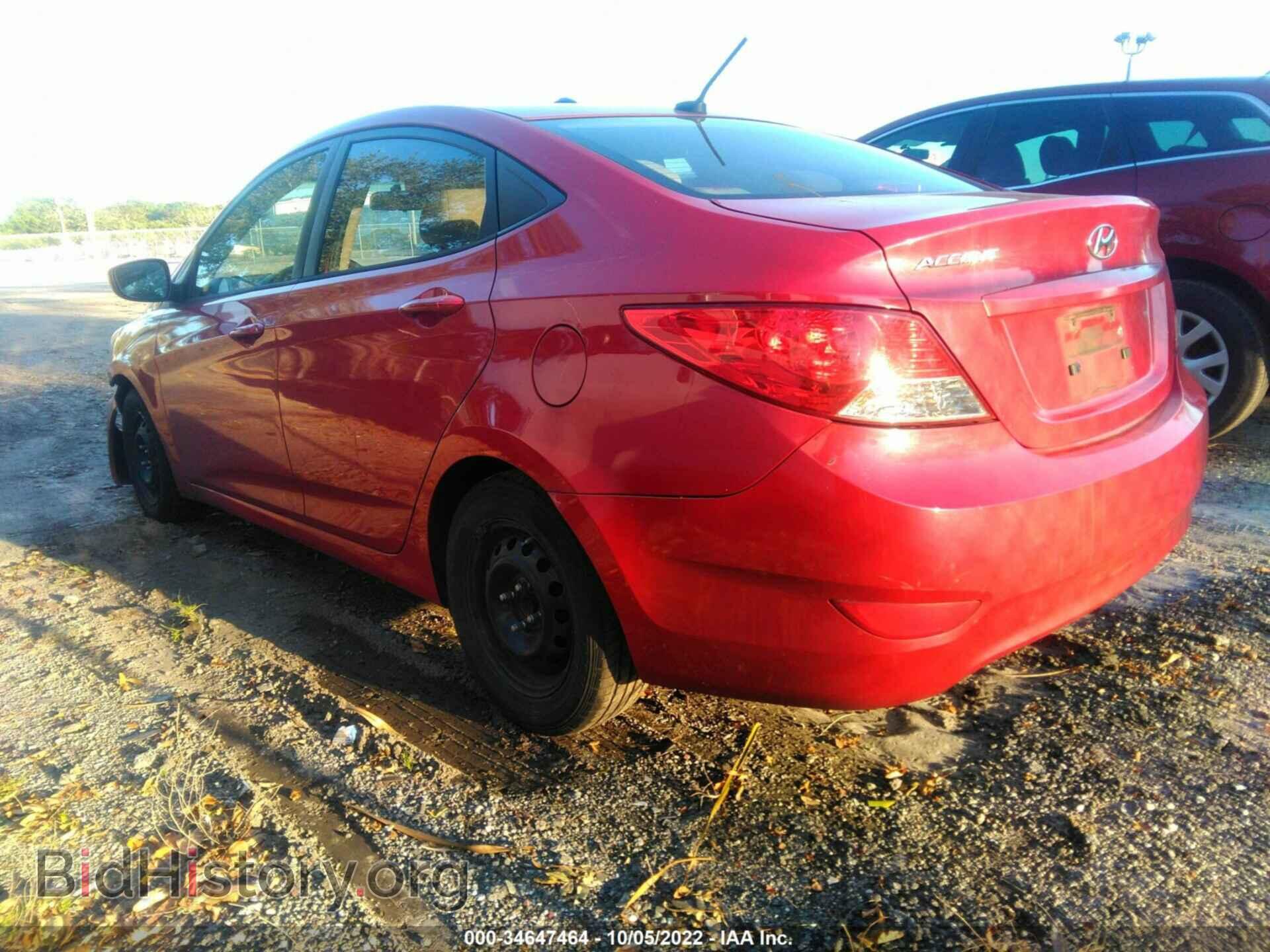 2013 HYUNDAI ACCENT - VIN: KMHCT4AEXDU441974 - Фото 3