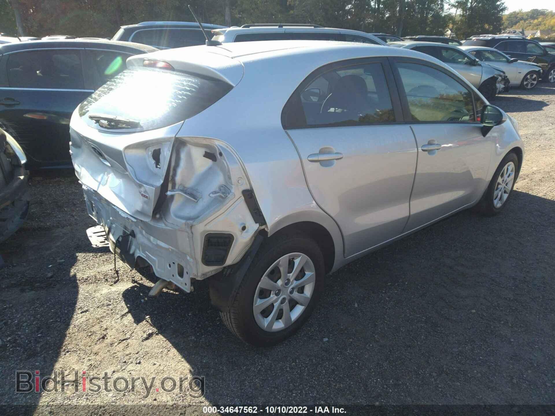 2014 KIA RIO - VIN: KNADN5A39E6324011 - Фото 4