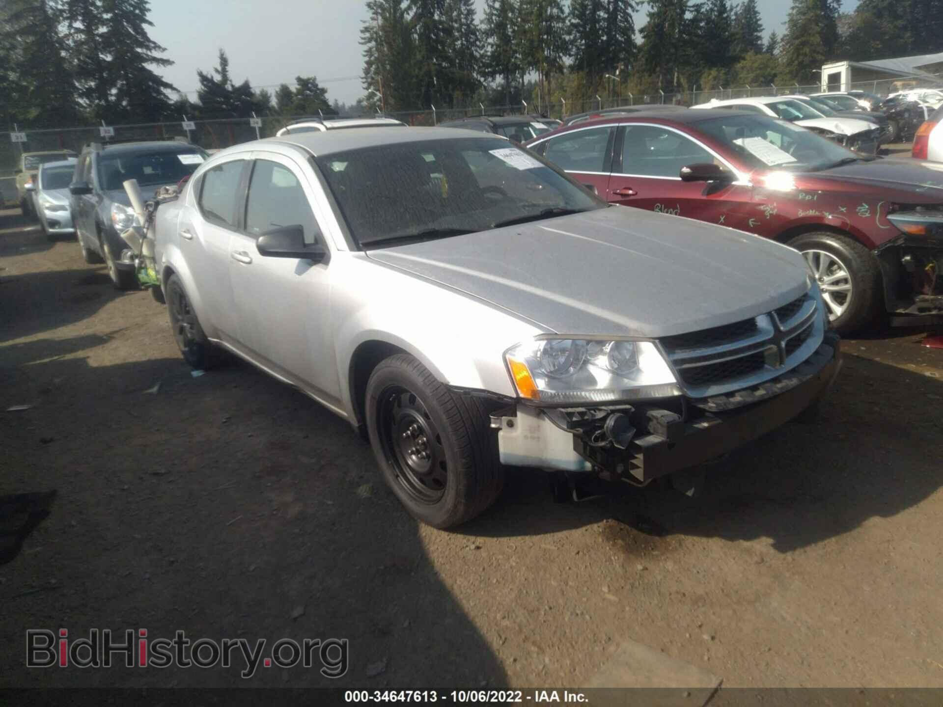 Photo 1C3CDZAB9CN285847 - DODGE AVENGER 2012