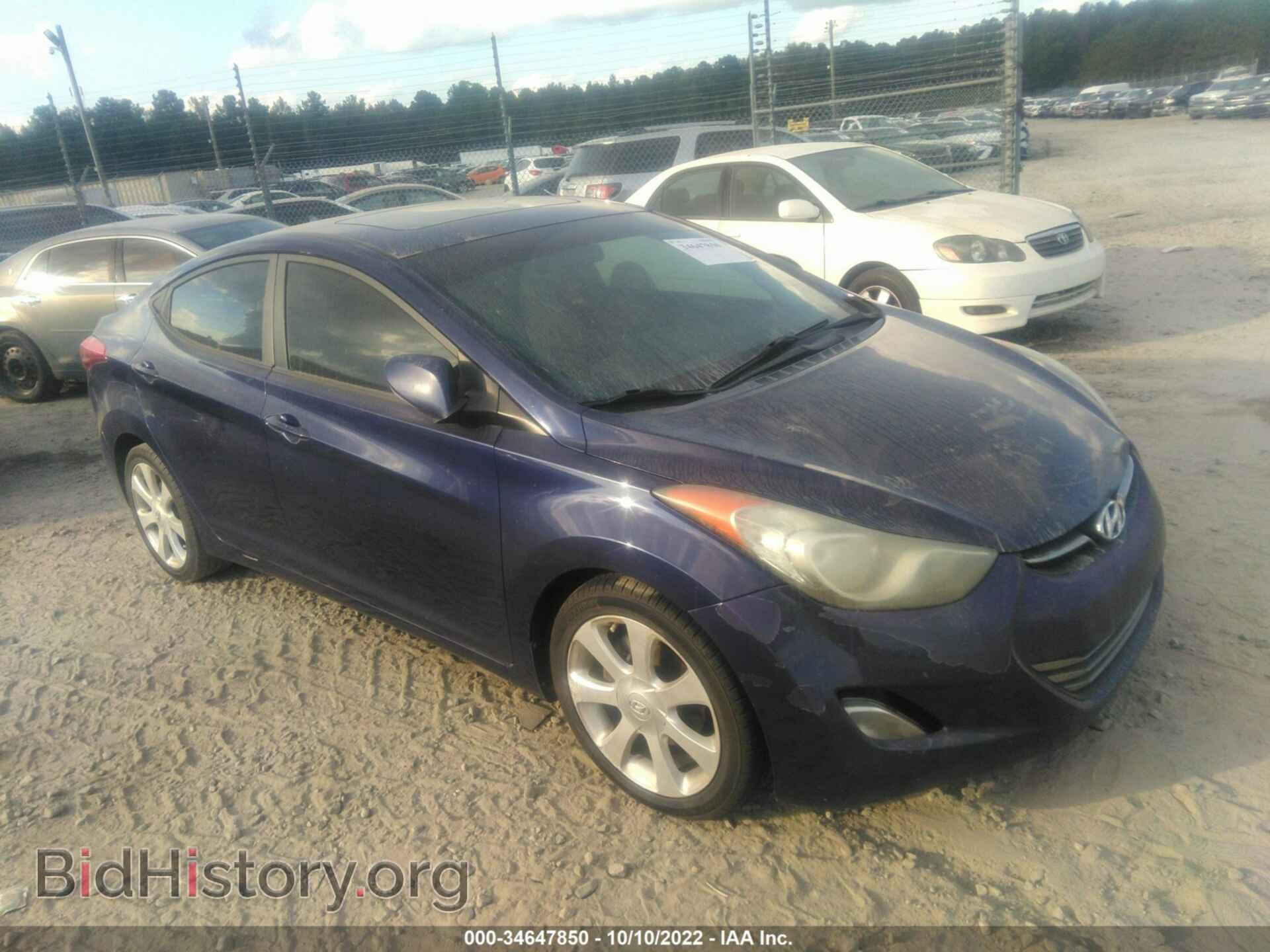 Photo 5NPDH4AE7BH008260 - HYUNDAI ELANTRA 2011