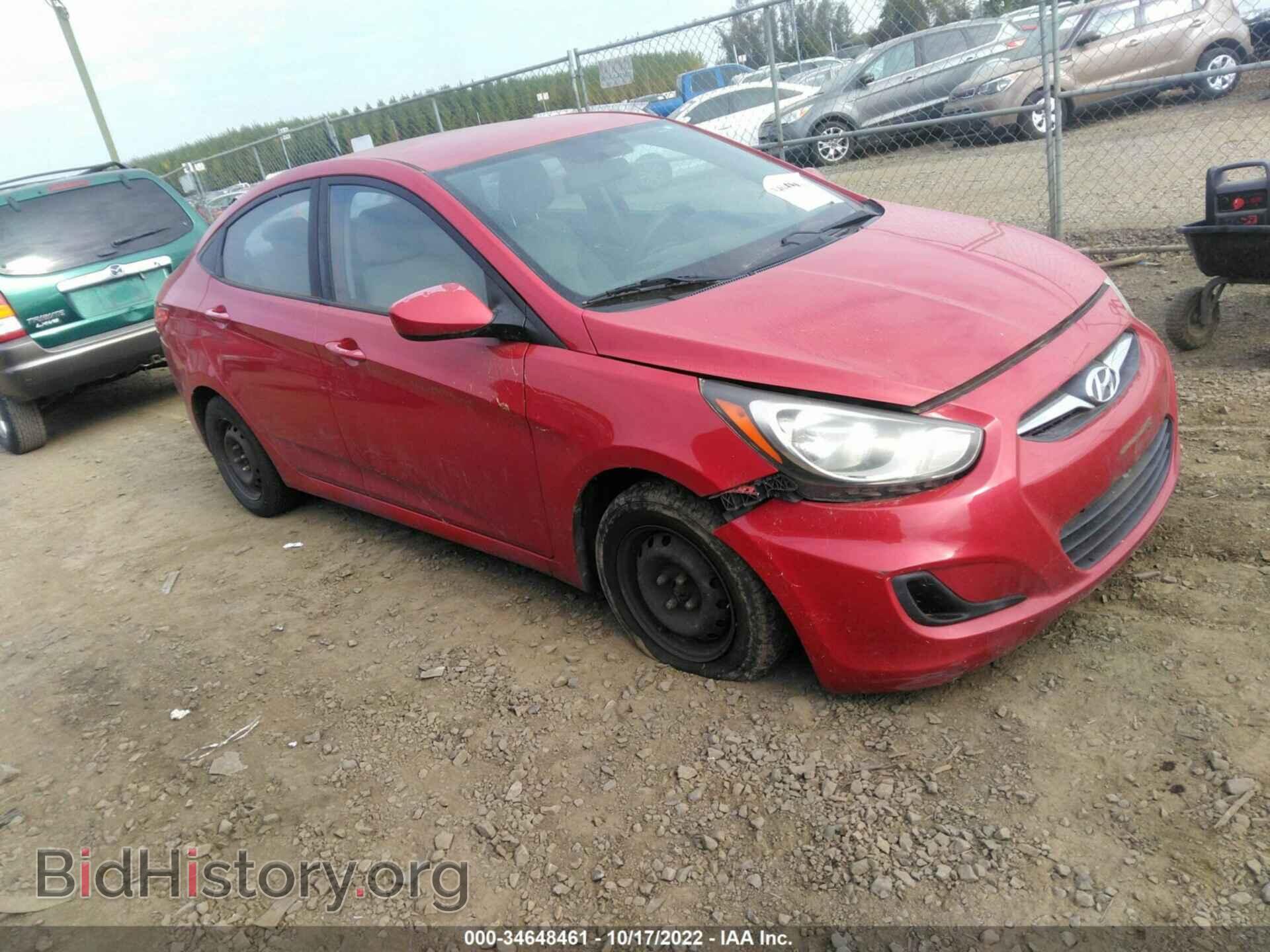 Photo KMHCT4AE0DU274556 - HYUNDAI ACCENT 2013