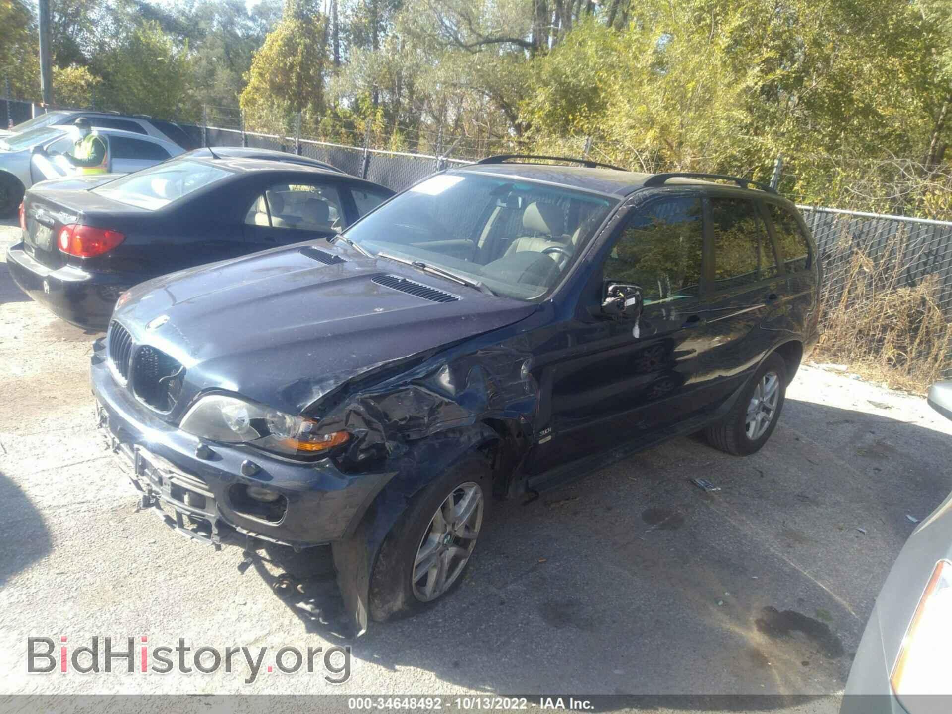 2006 BMW X5 - VIN: 5UXFA13576LY35636 - Фото 2