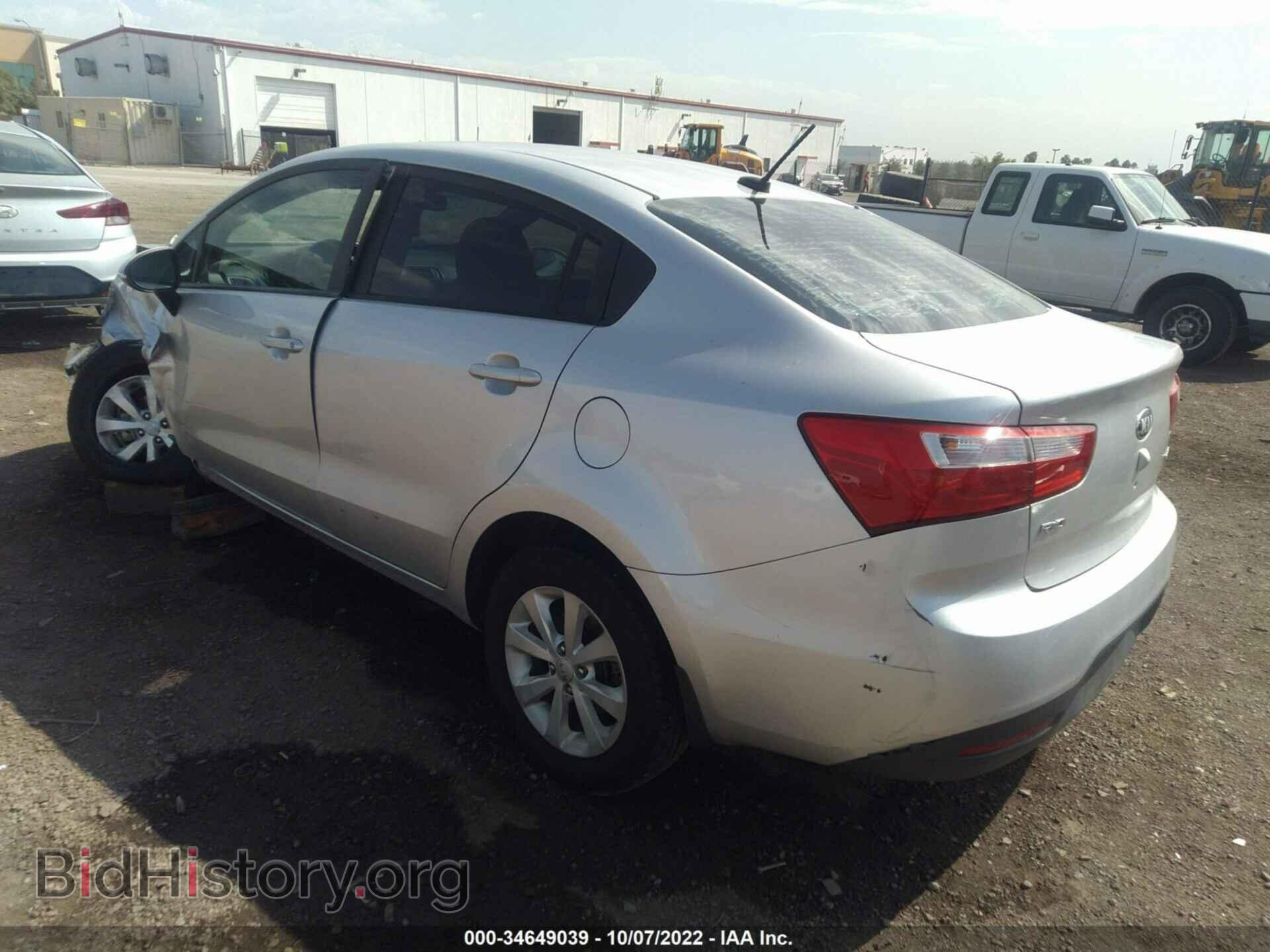 2013 KIA RIO - VIN: KNADN4A35D6207700 - Фото 3