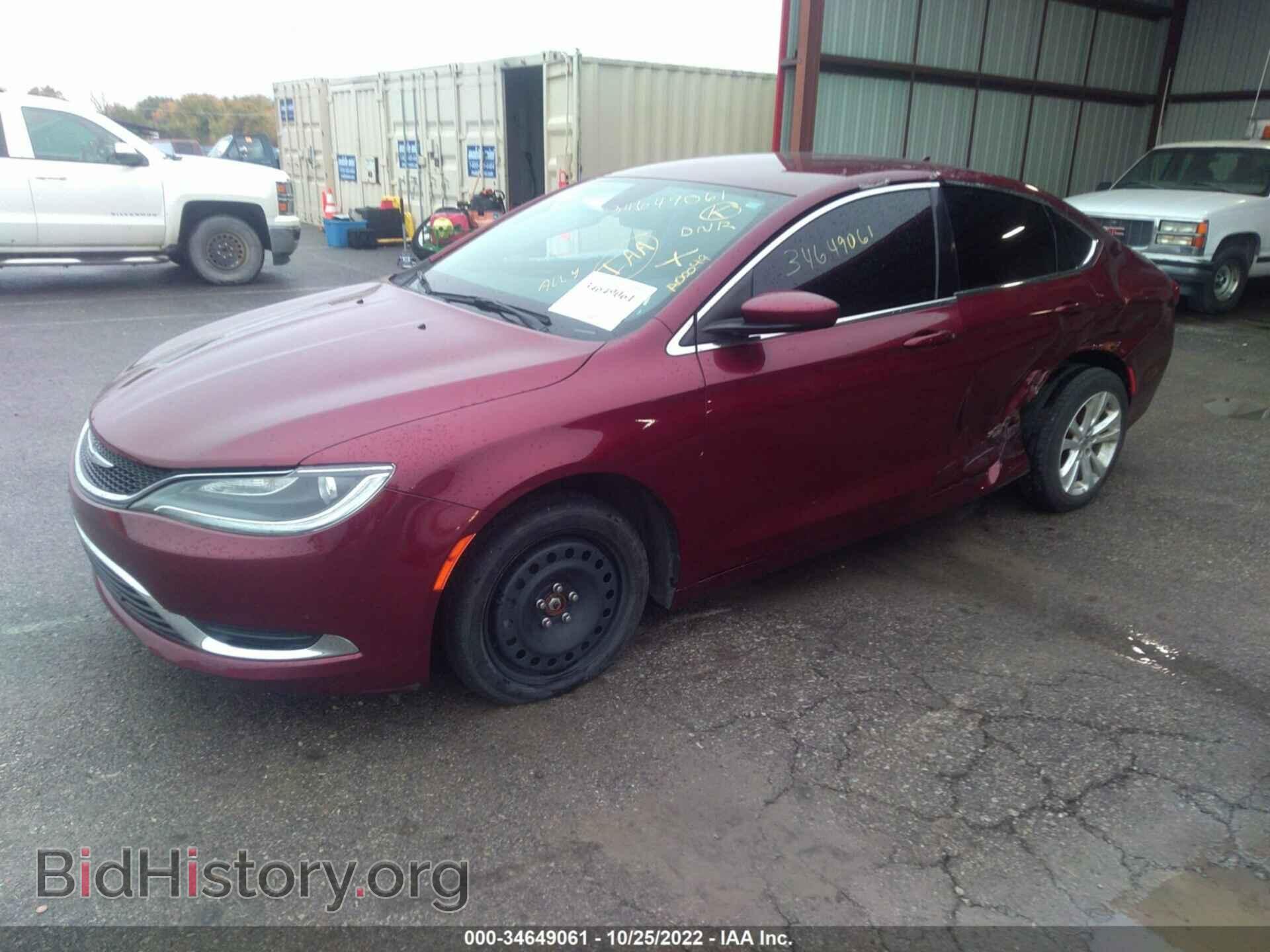 2017 CHRYSLER 200 - VIN: 1C3CCCAB3HN510335 - Фото 2