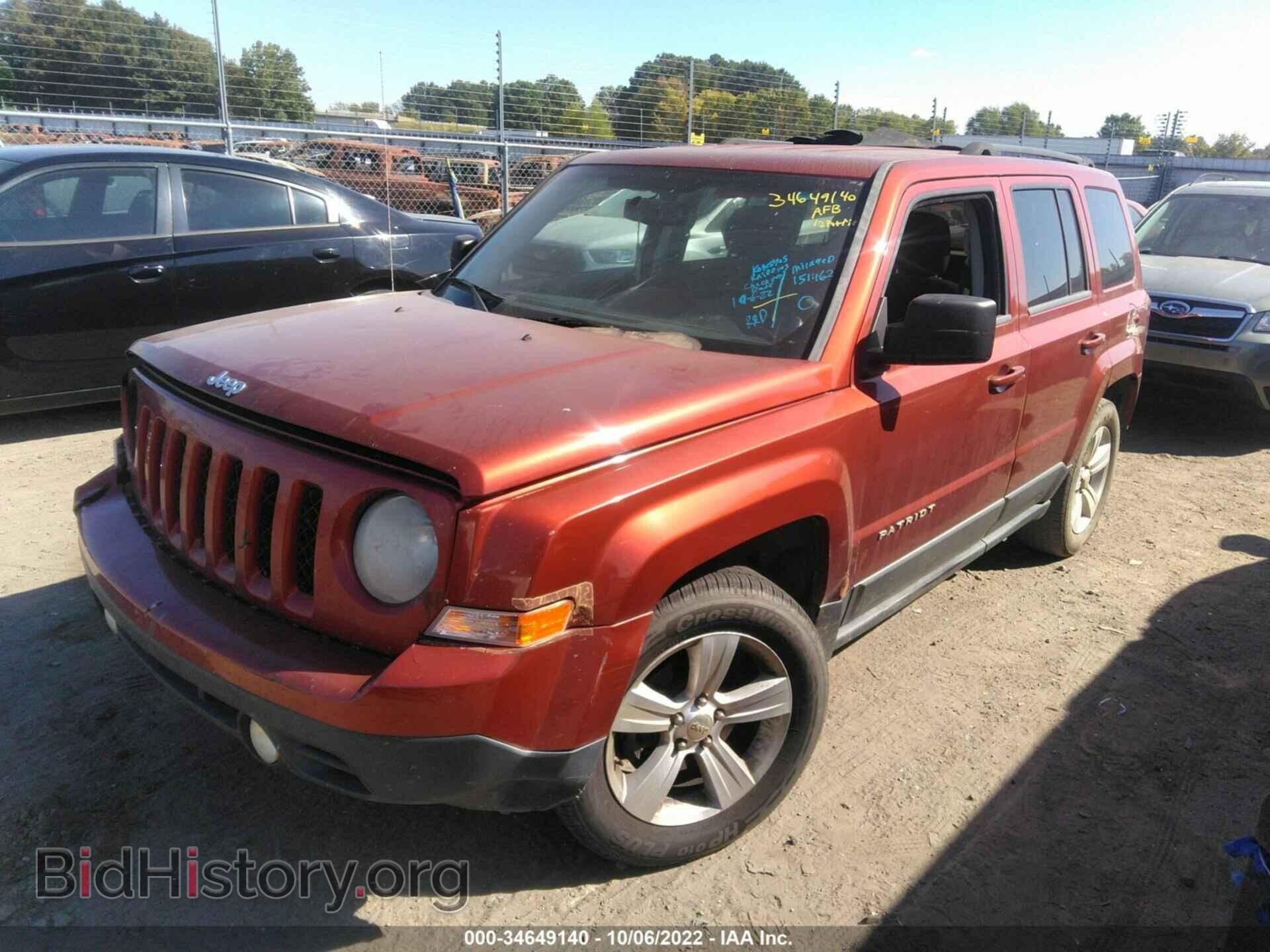 2012 JEEP PATRIOT - VIN: 1C4NJPFB2CD602593 - Фото 2