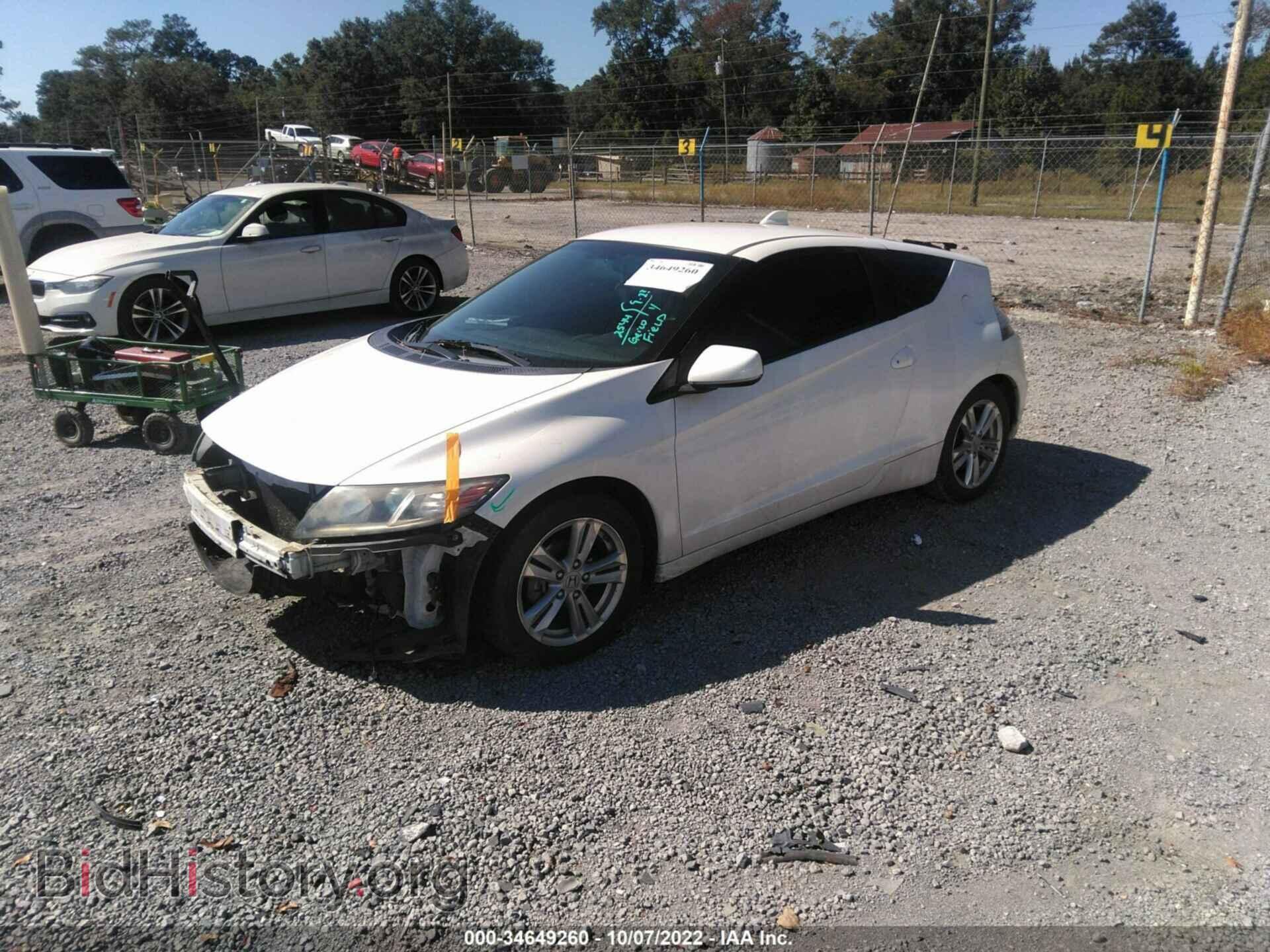 2012 HONDA CR-Z - VIN: JHMZF1D68CS000961 - Фото 2