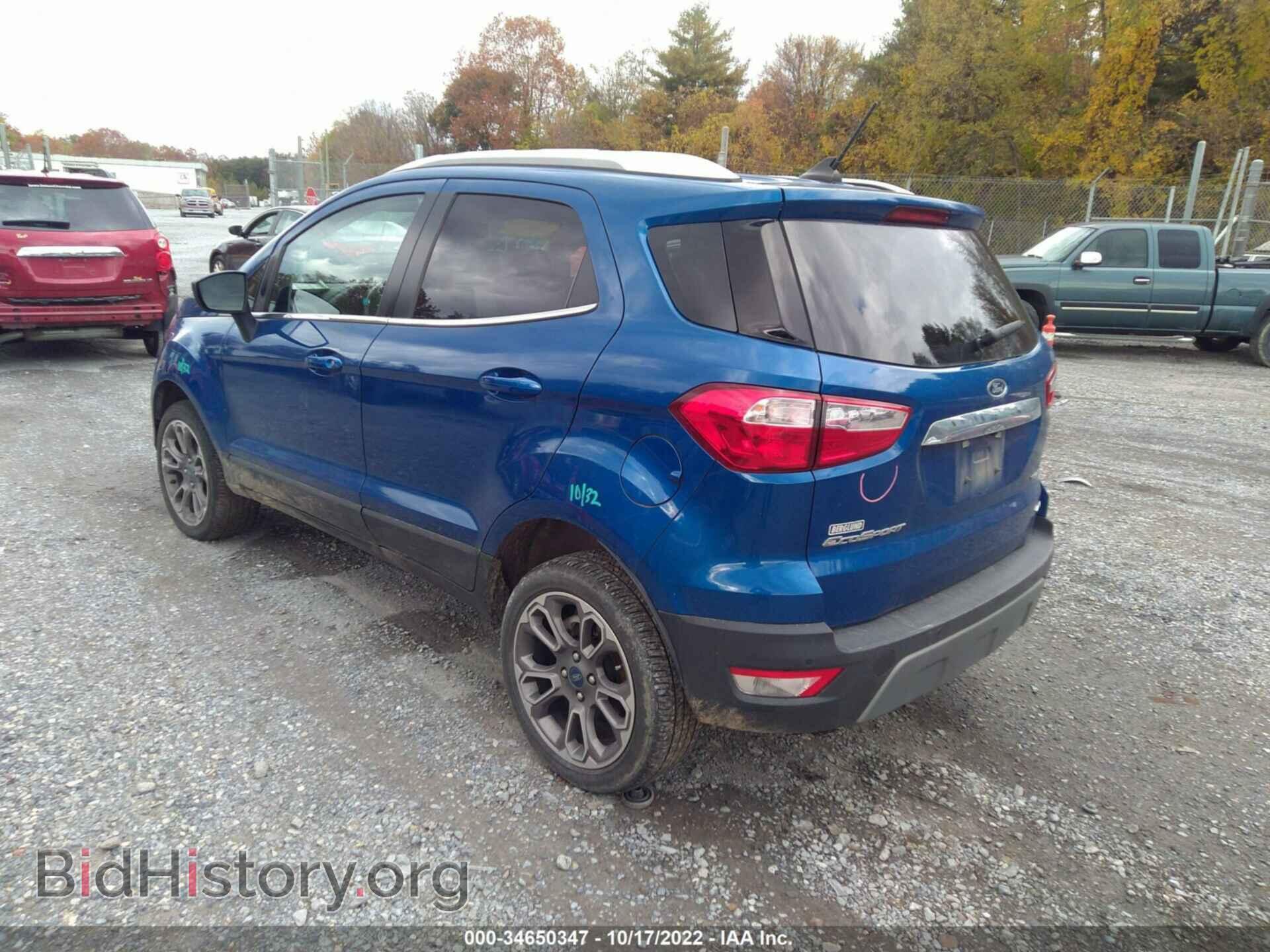 2020 FORD ECOSPORT - VIN: MAJ6S3KL5LC314183 - Фото 3