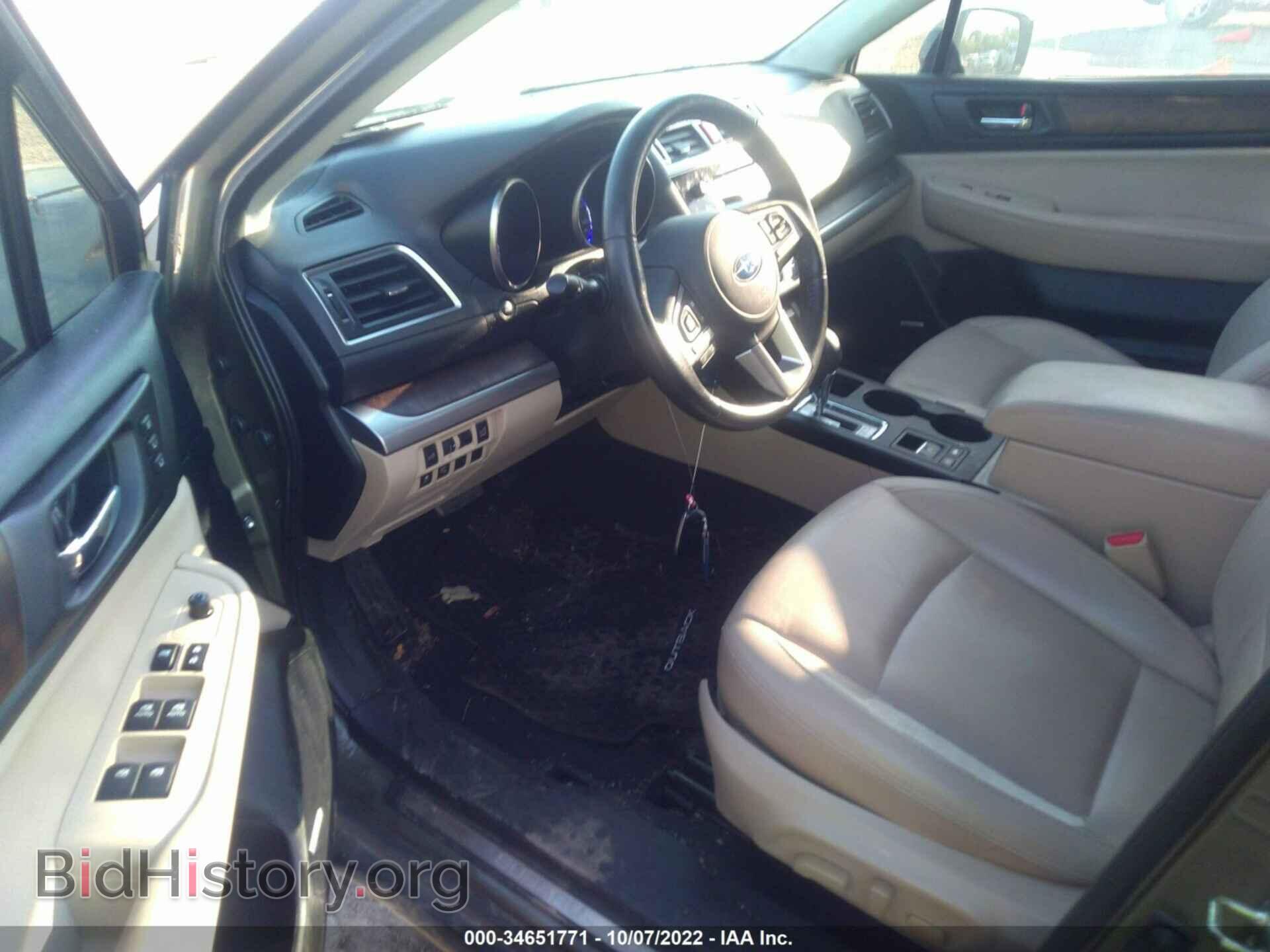 2015 SUBARU OUTBACK - VIN: 4S4BSBLC1F3310410 - Фото 5