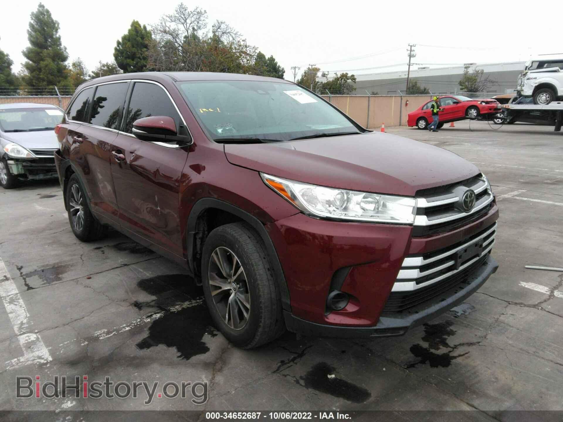 Photo 5TDBZRFH8HS425815 - TOYOTA HIGHLANDER 2017
