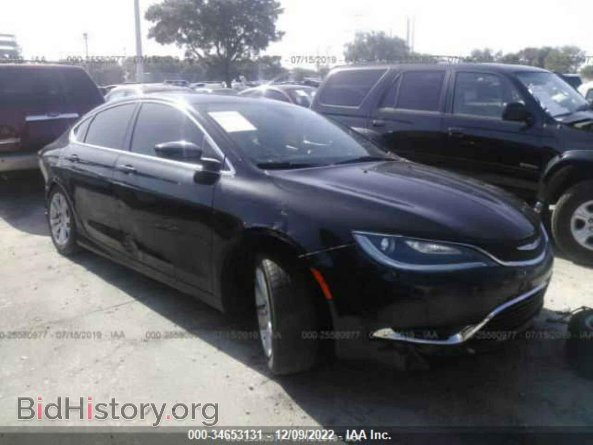 Фотография 1C3CCCAB7GN112236 - CHRYSLER 200 2016