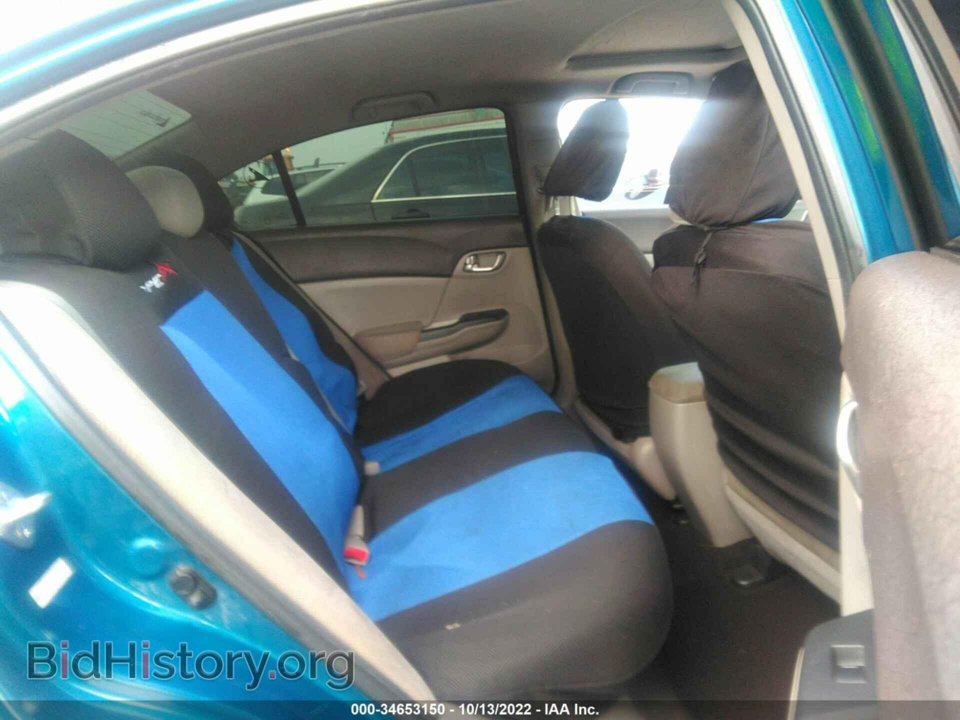 2012 HONDA CIVIC SDN - VIN: 2HGFB2F88CH557074 - Фото 8