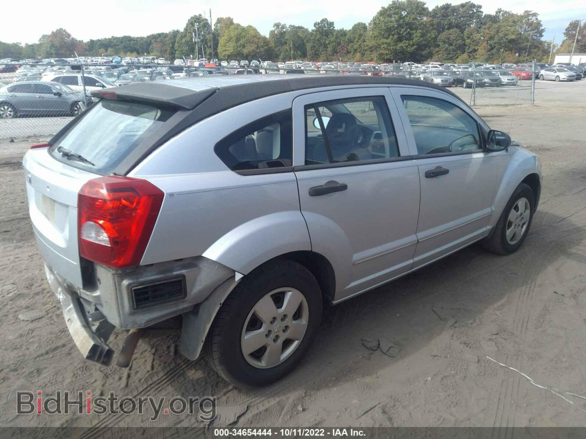 2007 DODGE CALIBER - VIN: 1B3HB28B97D233135 - Фото 4
